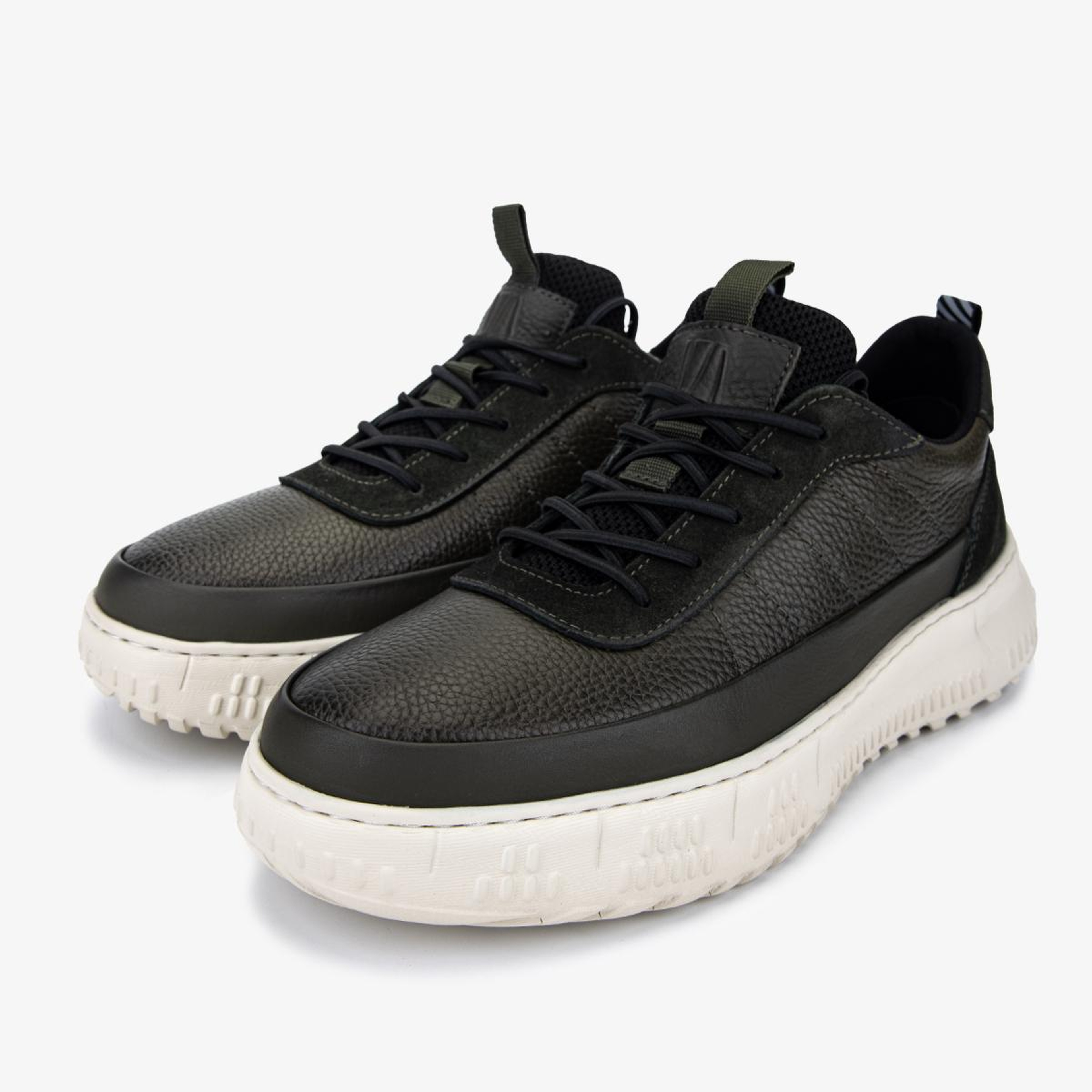 Valmenti Erkek Hakiki Deri Haki Sneakers & Spor Ayakkabı