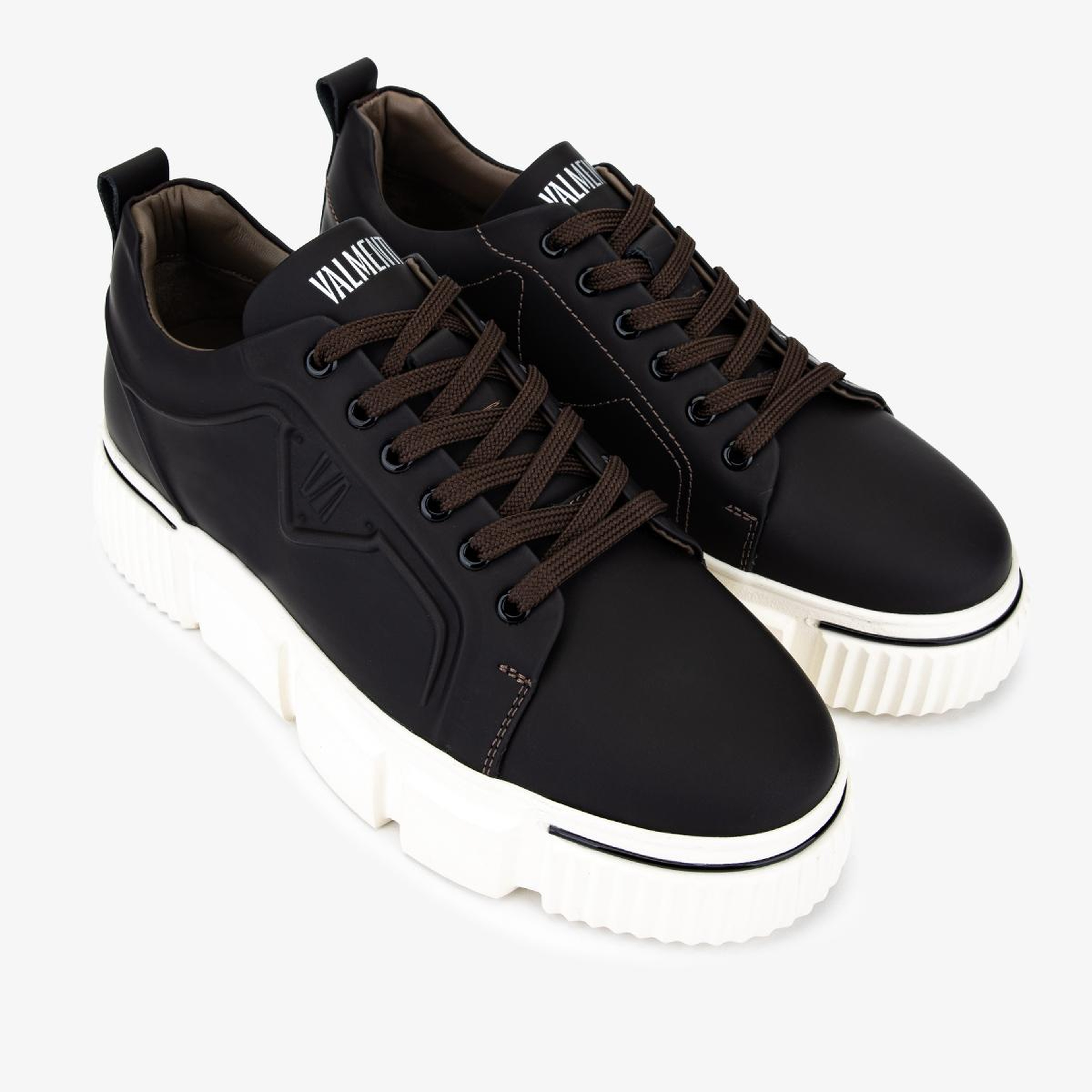 Valmenti Erkek Hakiki Deri Kahverengi Sneakers & Spor Ayakkabı