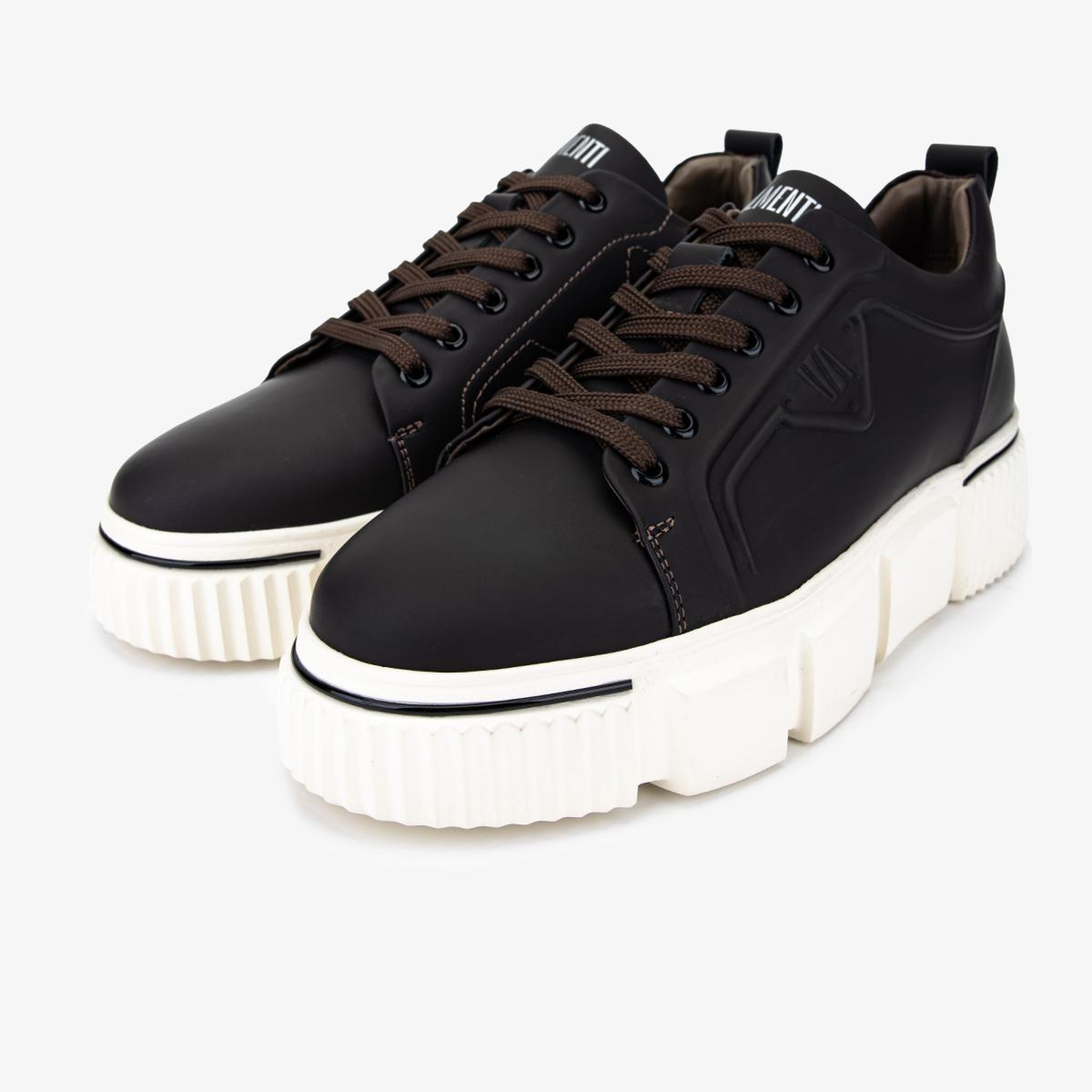 Valmenti Erkek Hakiki Deri Kahverengi Sneakers & Spor Ayakkabı