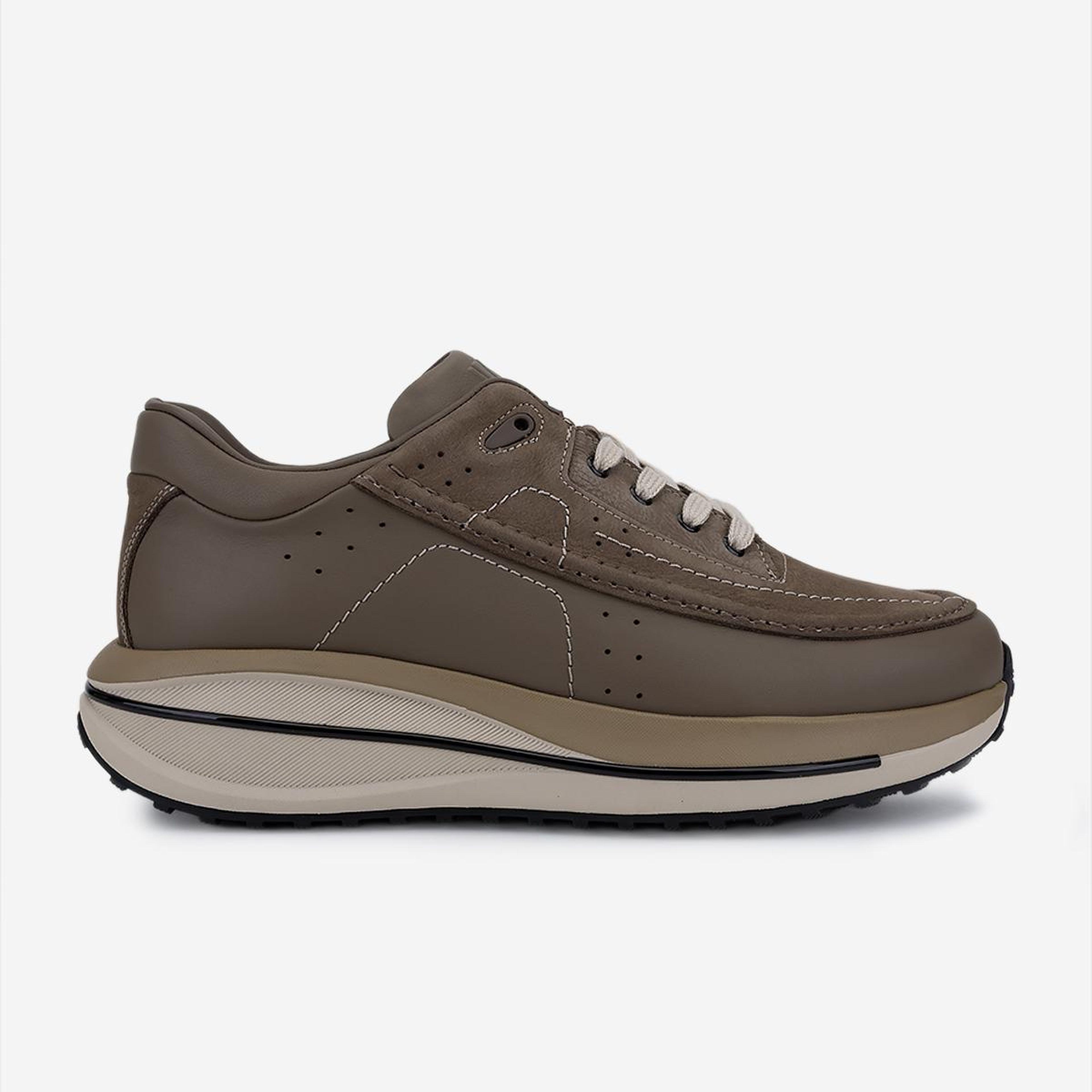 Valmenti Erkek Hakiki Deri Vizon Sneakers & Spor Ayakkabı