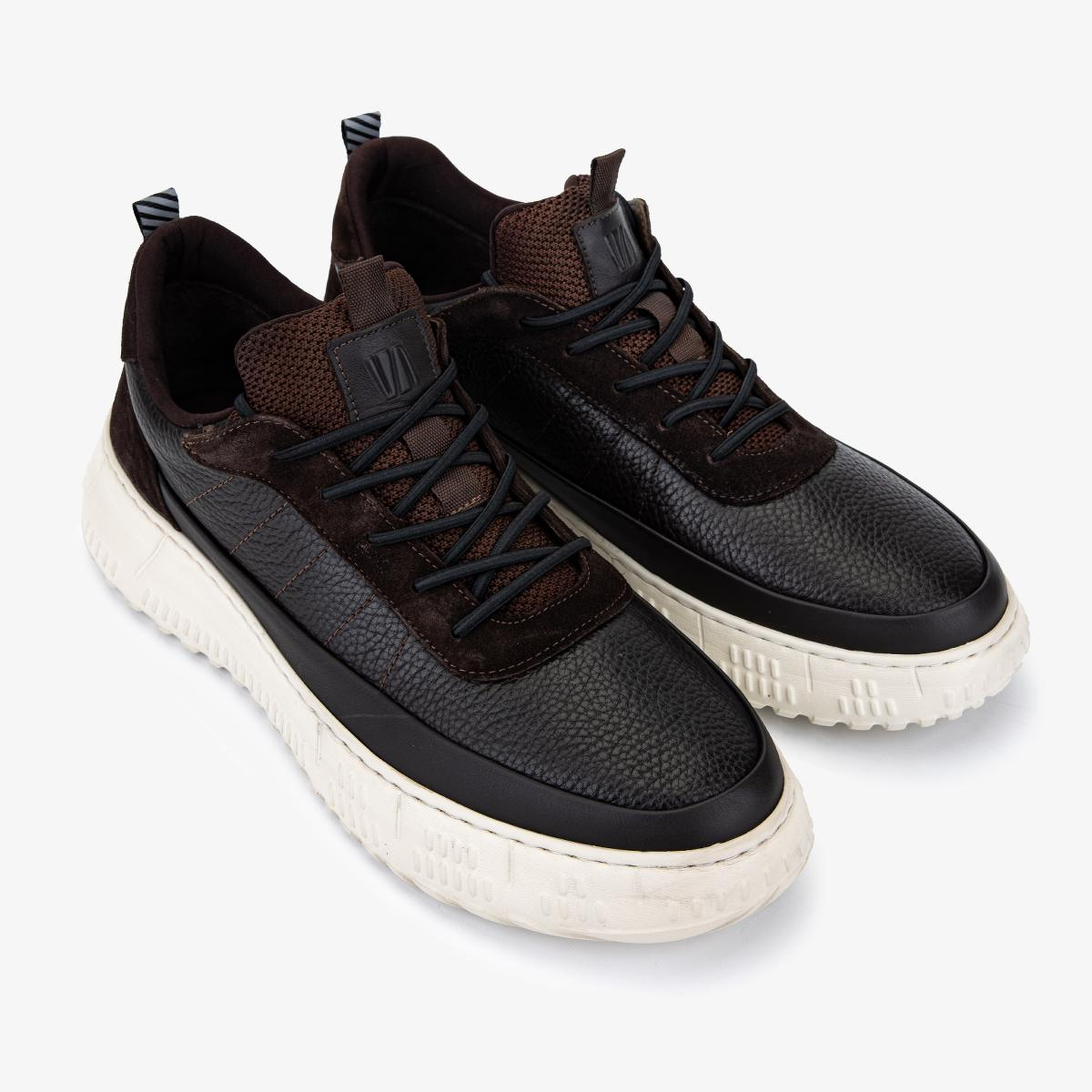 Valmenti Erkek Hakiki Deri Kahverengi Süet Sneakers & Spor Ayakkabı