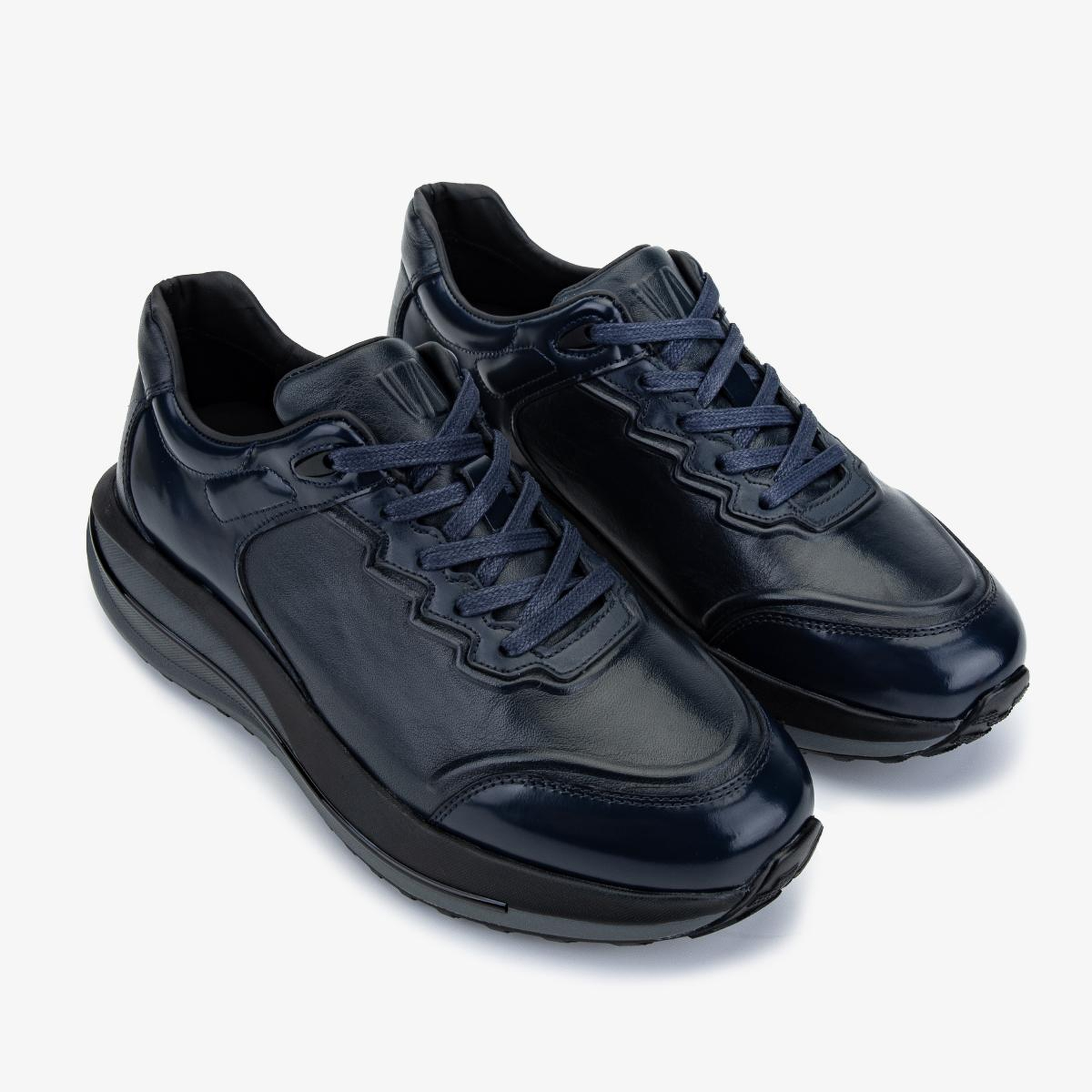 Valmenti Erkek Hakiki Deri Lacivert Sneakers & Spor Ayakkabı