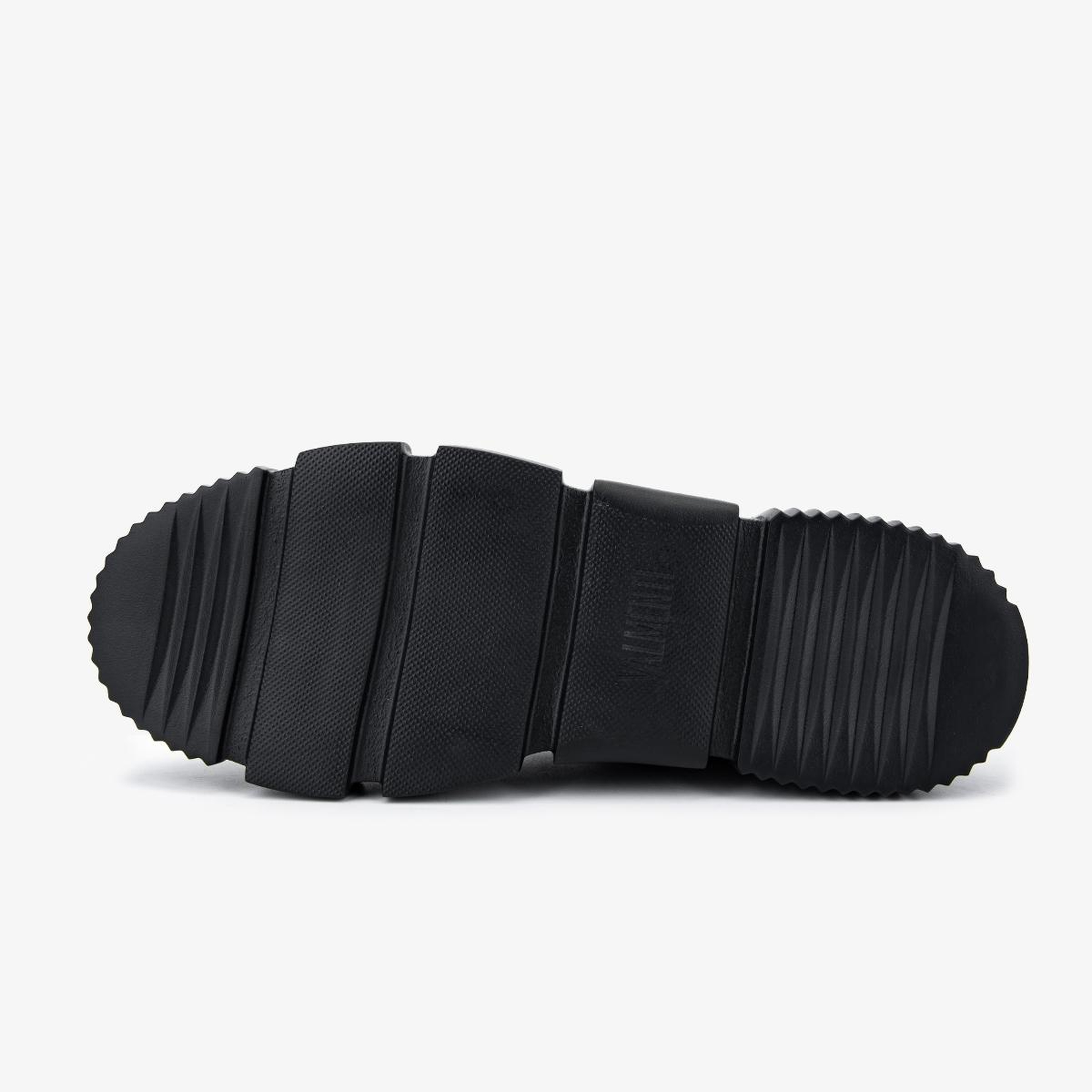 Valmenti Erkek Hakiki Deri Siyah Kırışık Rugan Sneakers & Spor Ayakkabı