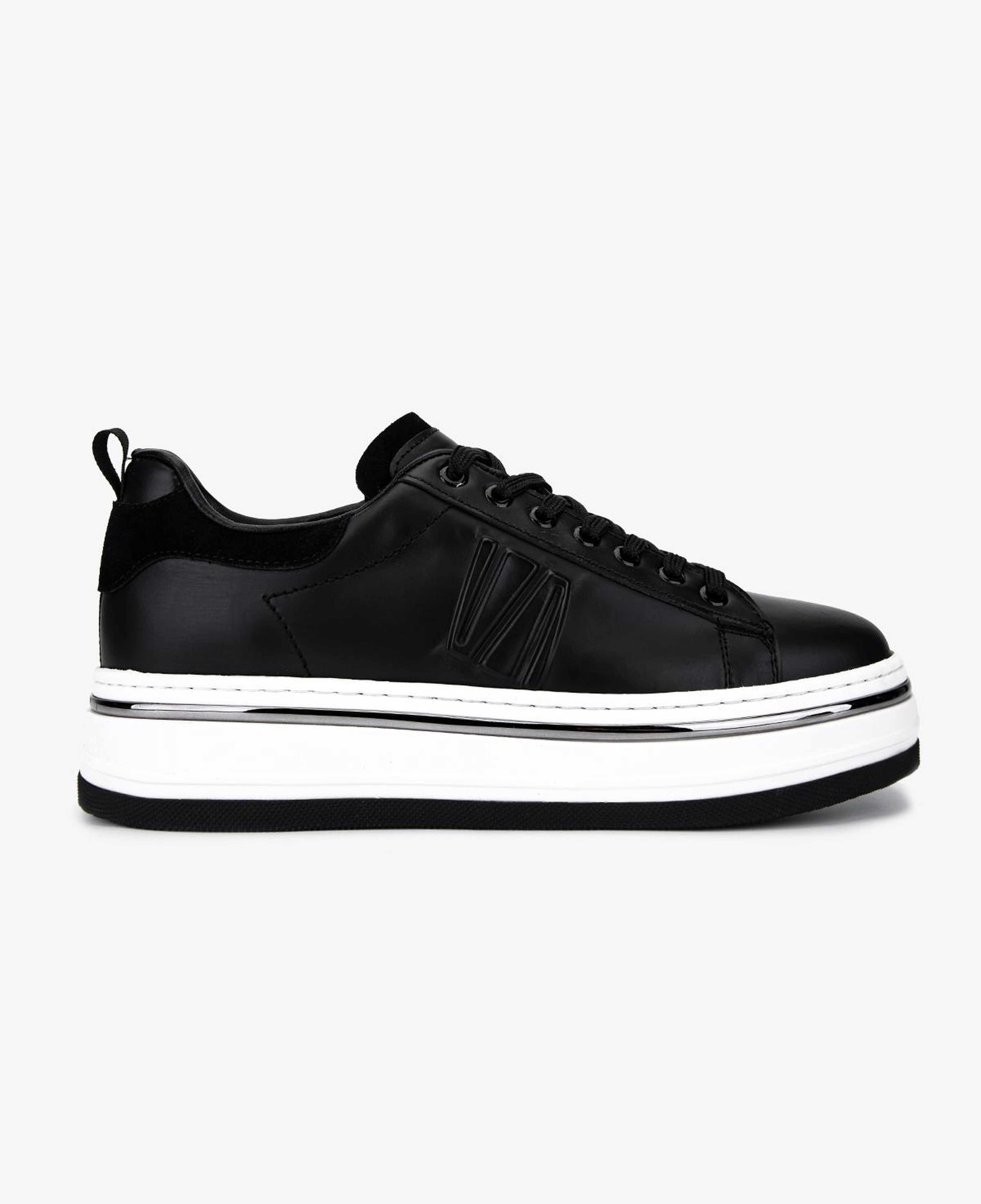 Valmenti Erkek Hakiki Deri Siyah Sneakers & Spor Ayakkabı