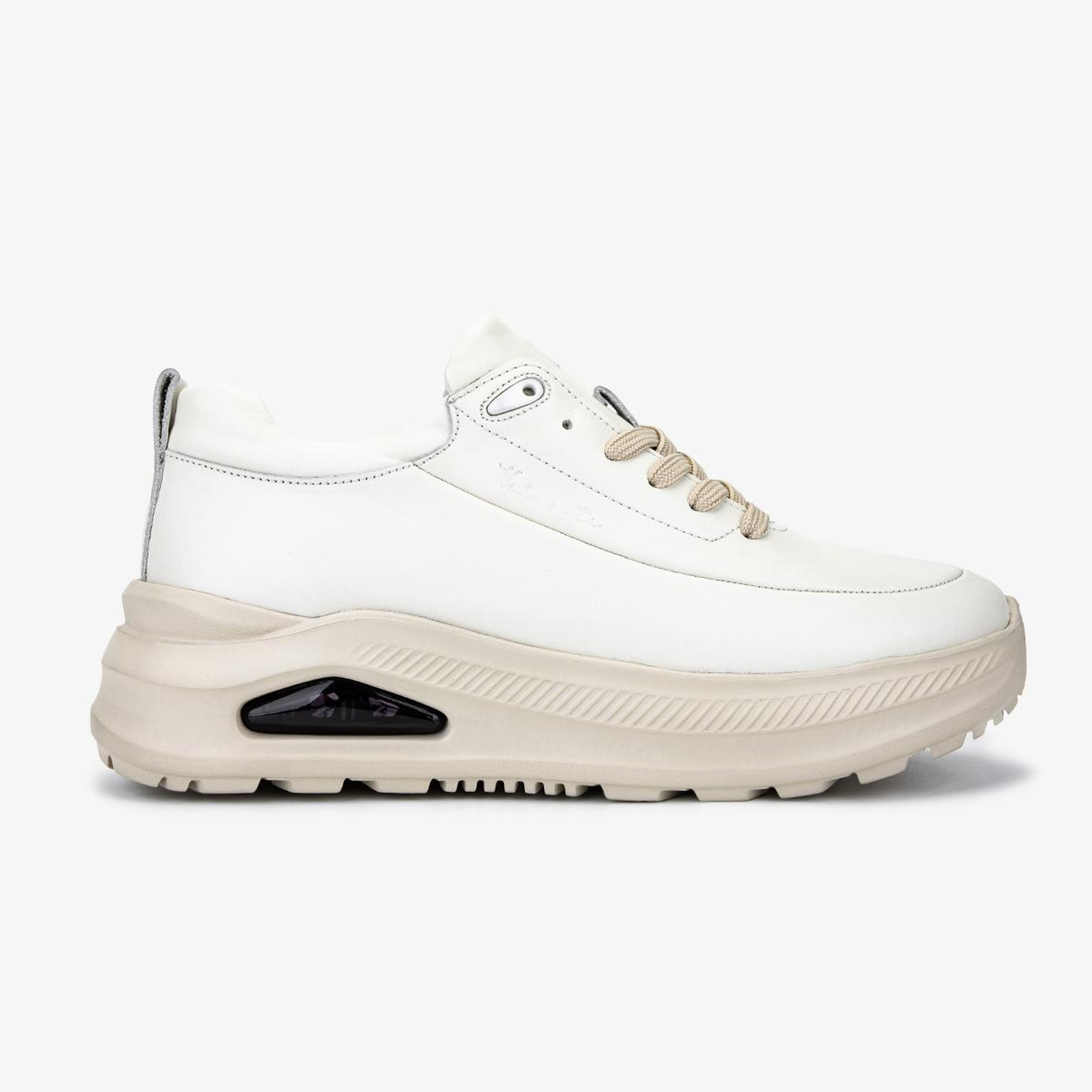 Valmenti Erkek Hakiki Deri Beyaz Sneakers & Spor Ayakkabı