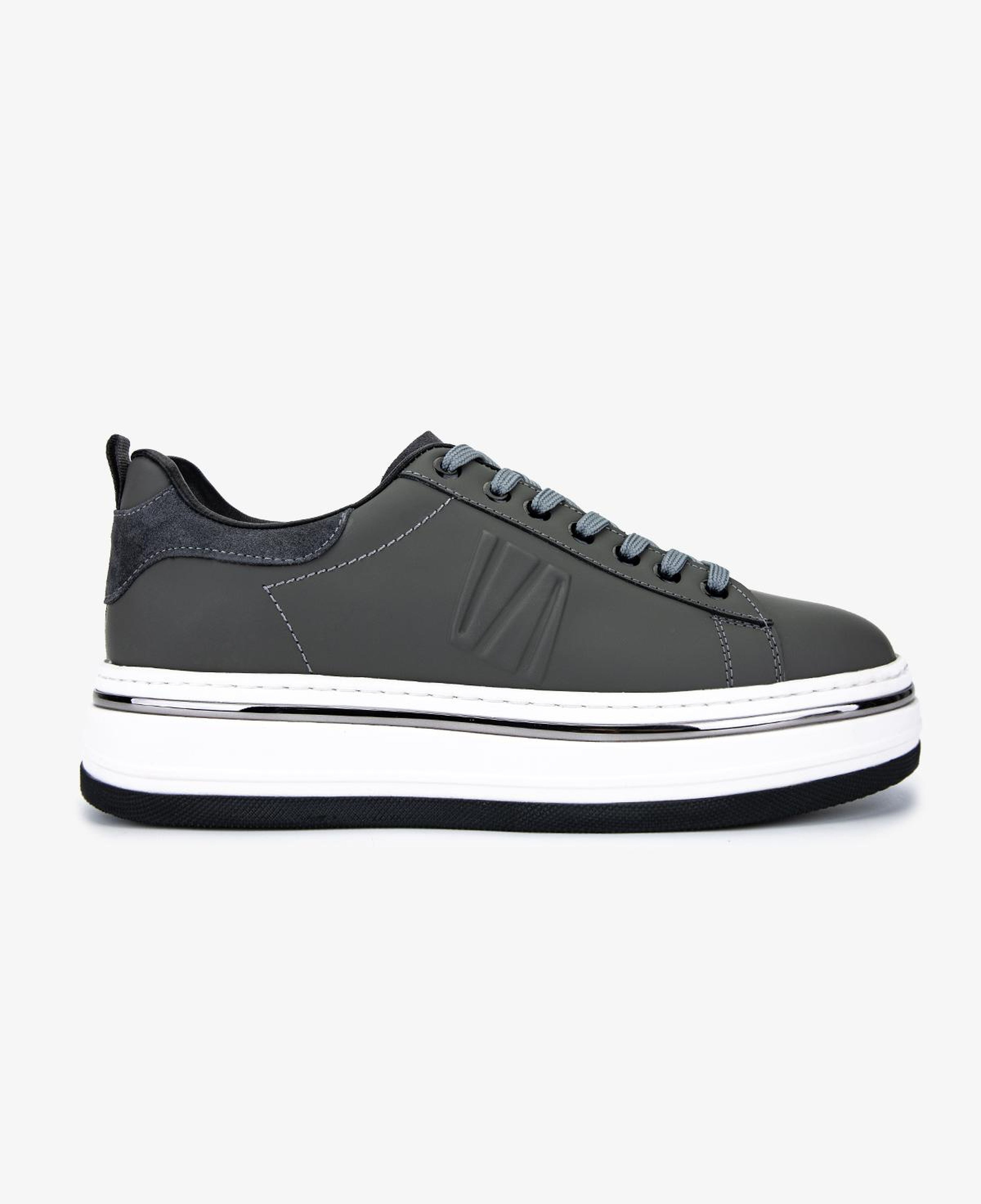 Valmenti Erkek Hakiki Deri Gri Sneakers & Spor Ayakkabı