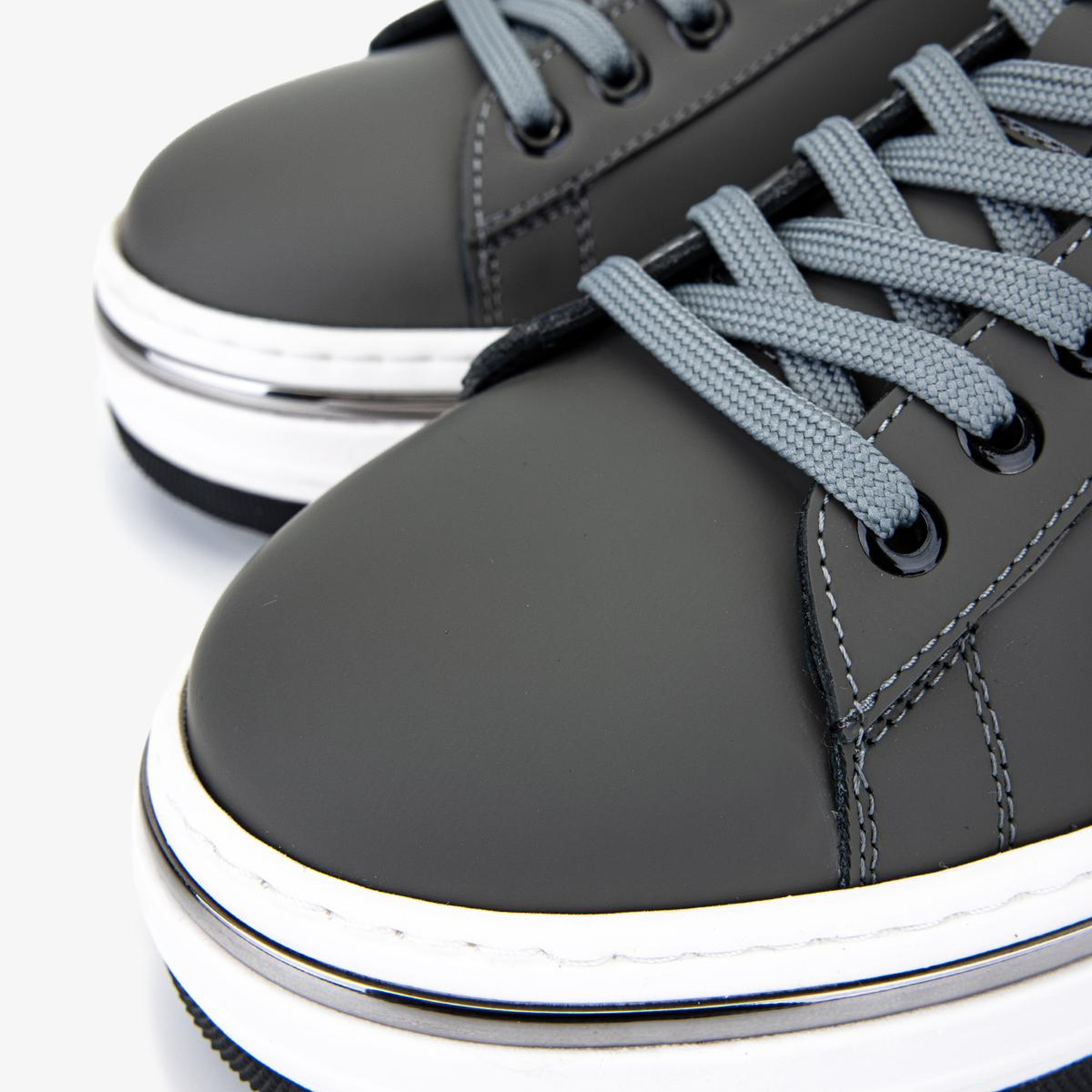 Valmenti Erkek Hakiki Deri Gri Sneakers & Spor Ayakkabı