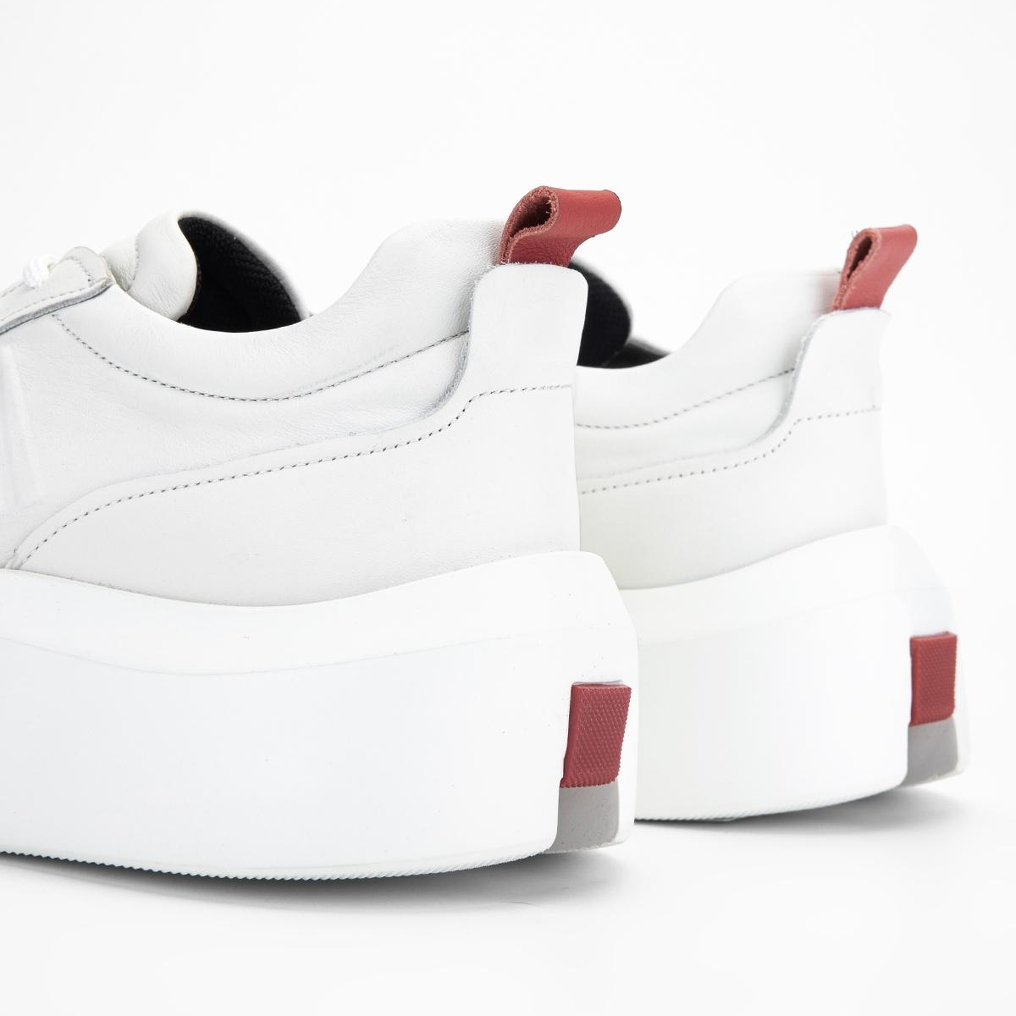 Valmenti Erkek Hakiki Deri Beyaz Sneakers & Spor Ayakkabı