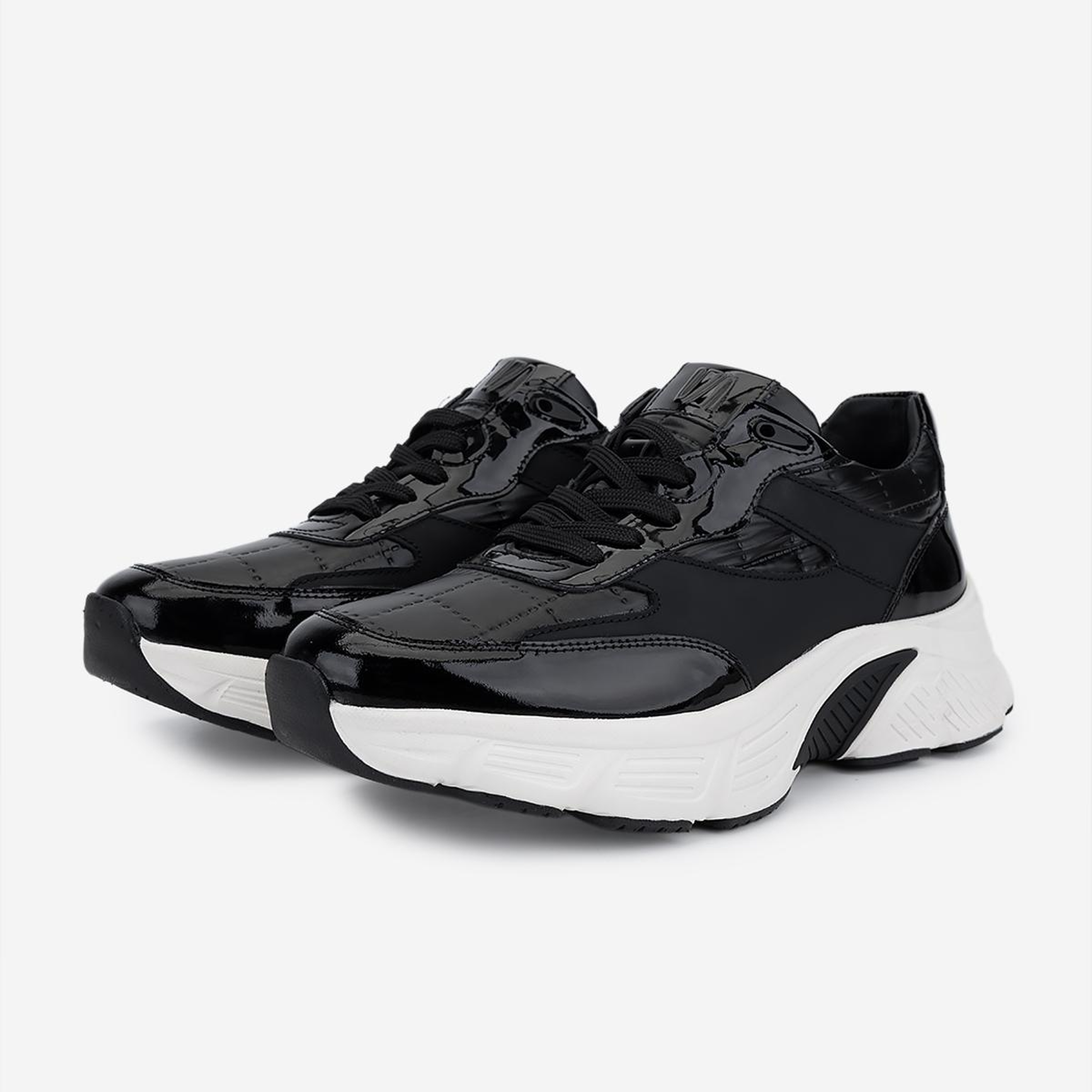 Valmenti Erkek Hakiki Deri Siyah Sneakers & Spor Ayakkabı