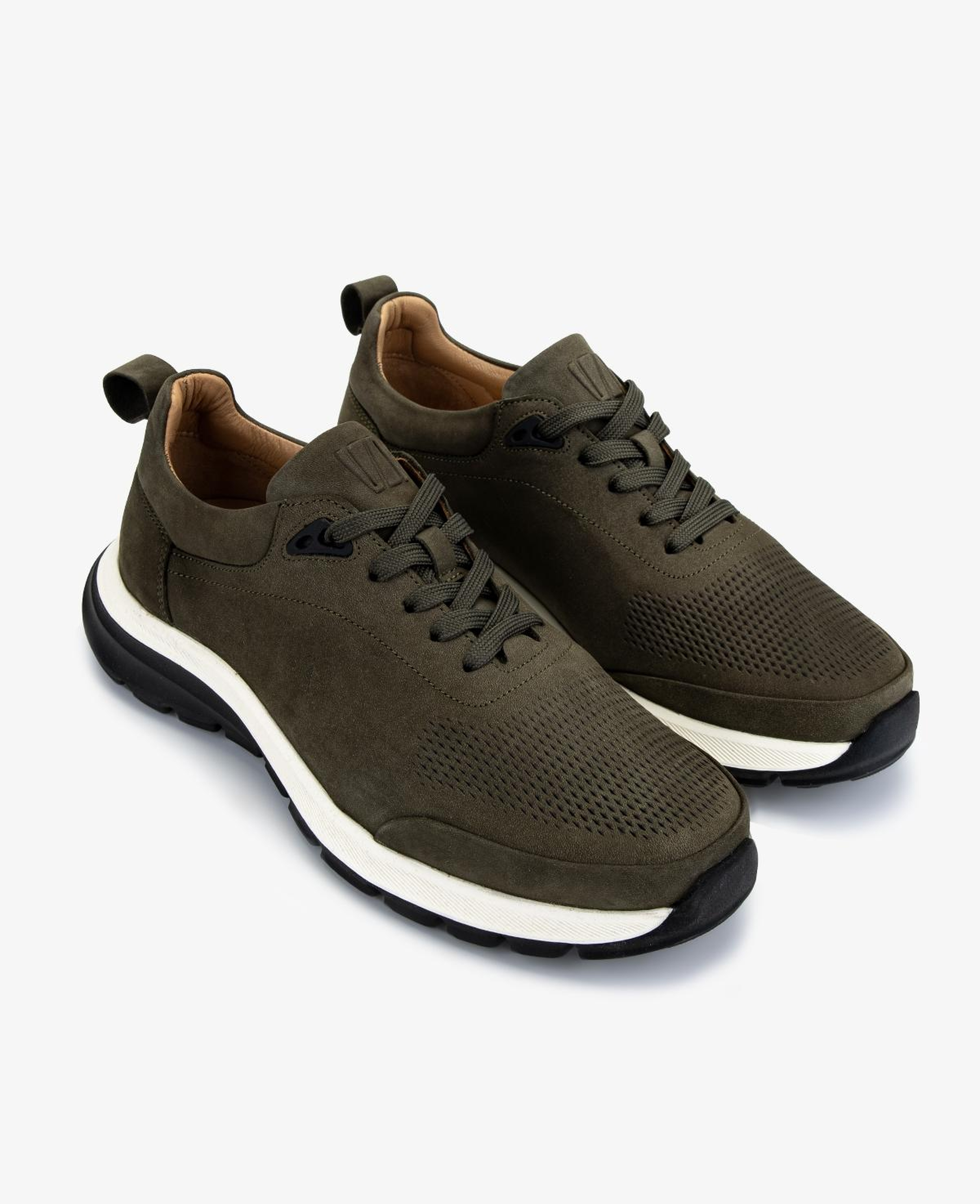 Valmenti Erkek Hakiki Deri Yeşil Sneakers & Spor Ayakkabı