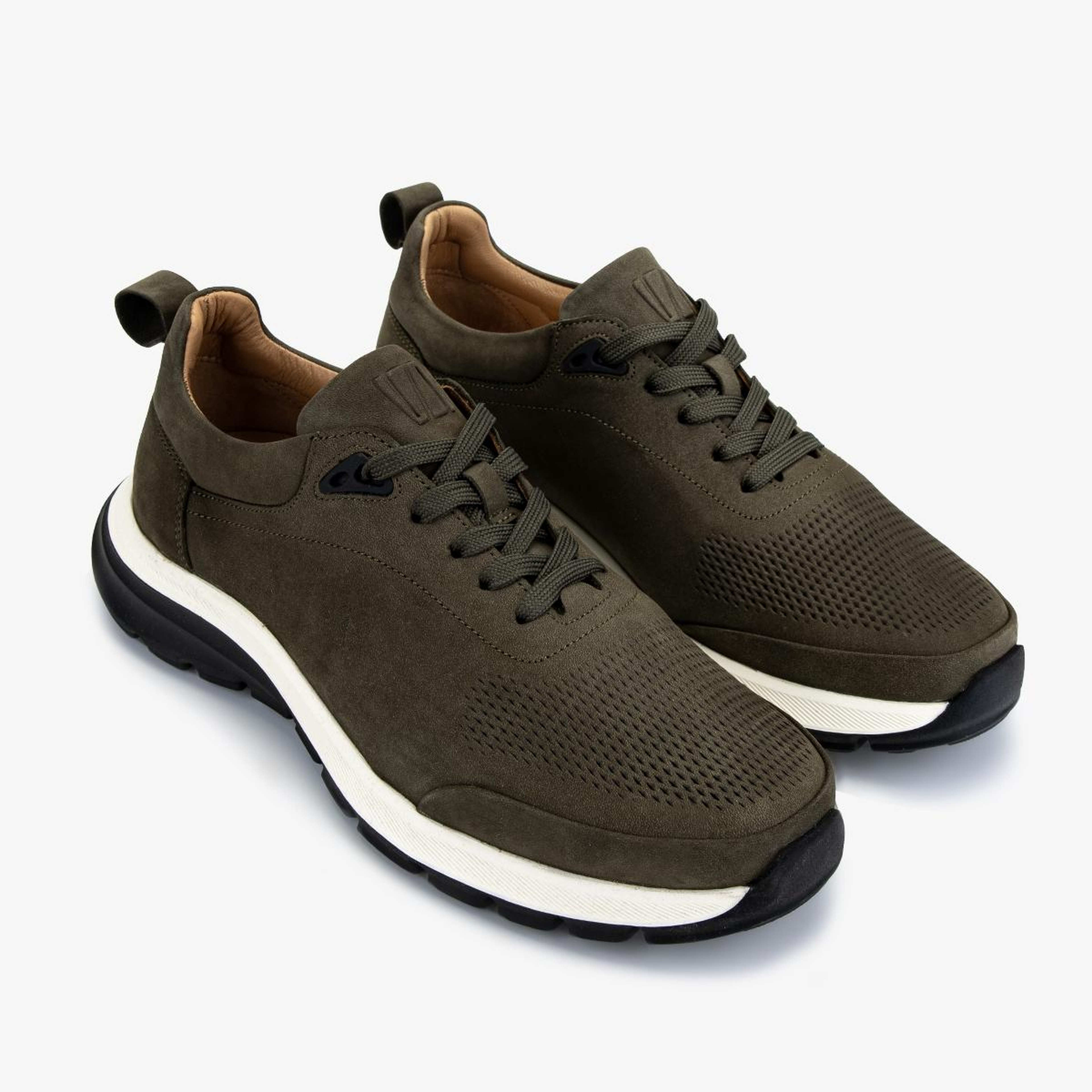 Valmenti Erkek Hakiki Deri Yeşil Sneakers & Spor Ayakkabı