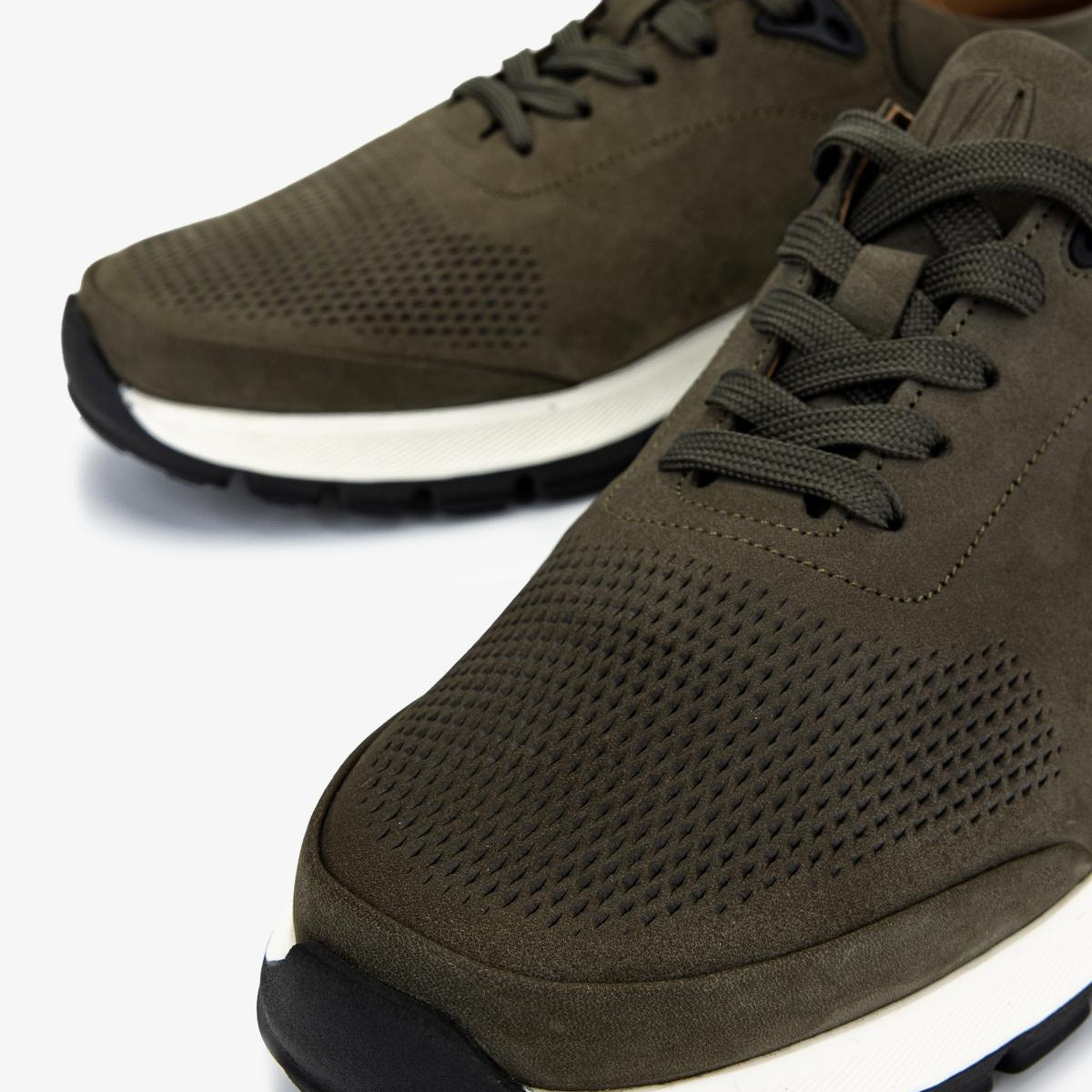 Valmenti Erkek Hakiki Deri Yeşil Sneakers & Spor Ayakkabı