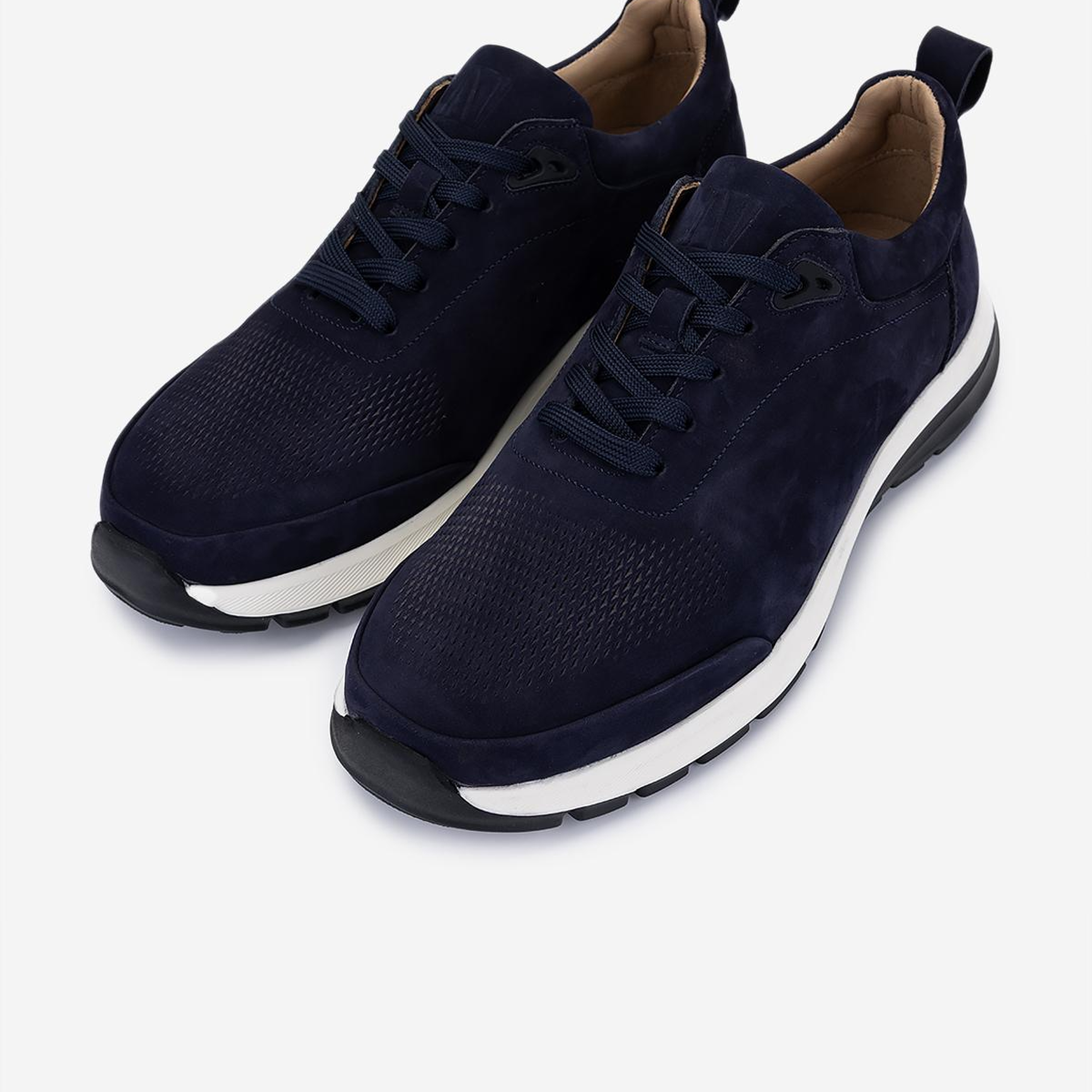 Valmenti Erkek Hakiki Deri Lacivert Nubuk Sneakers & Spor Ayakkabı