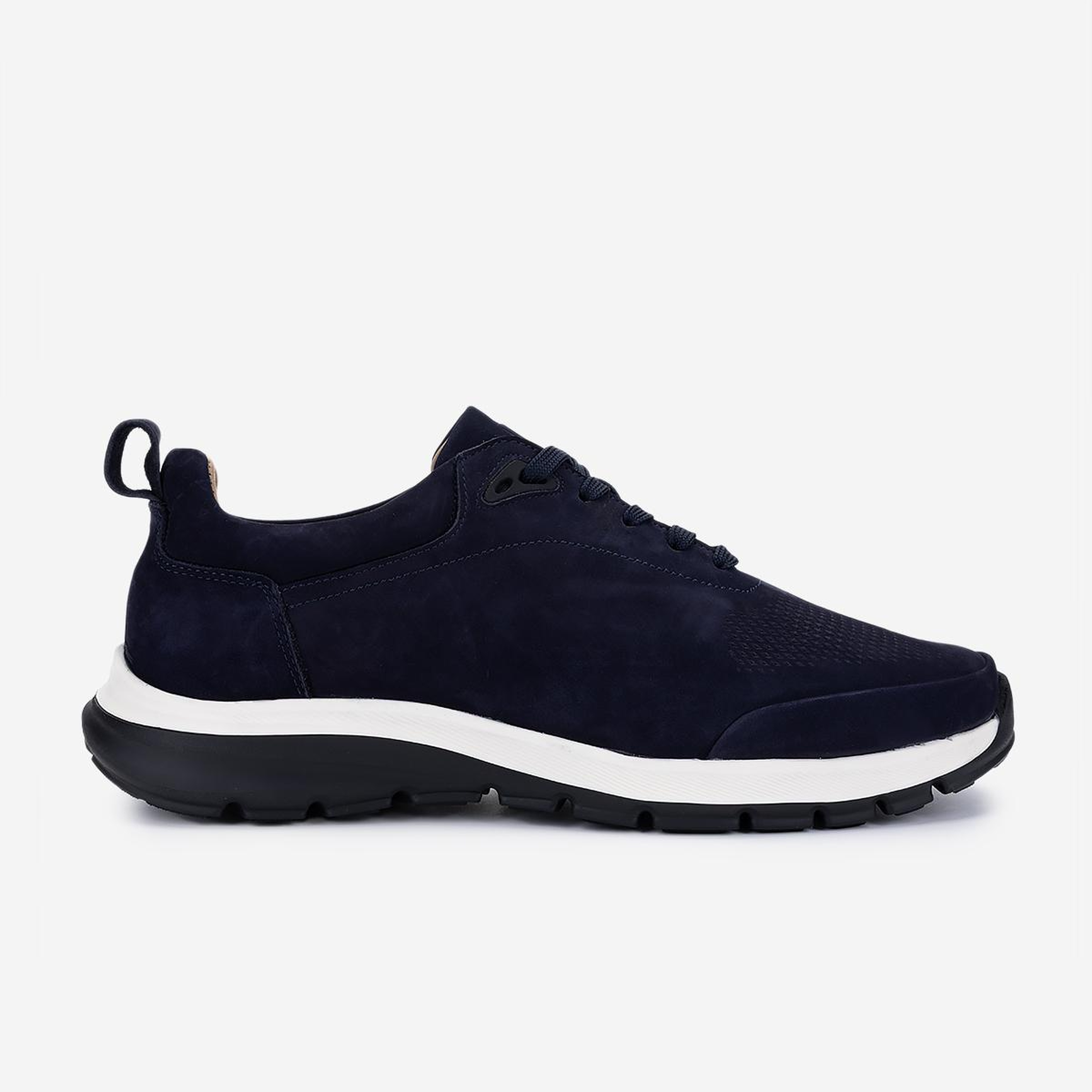 Valmenti Erkek Hakiki Deri Lacivert Nubuk Sneakers & Spor Ayakkabı