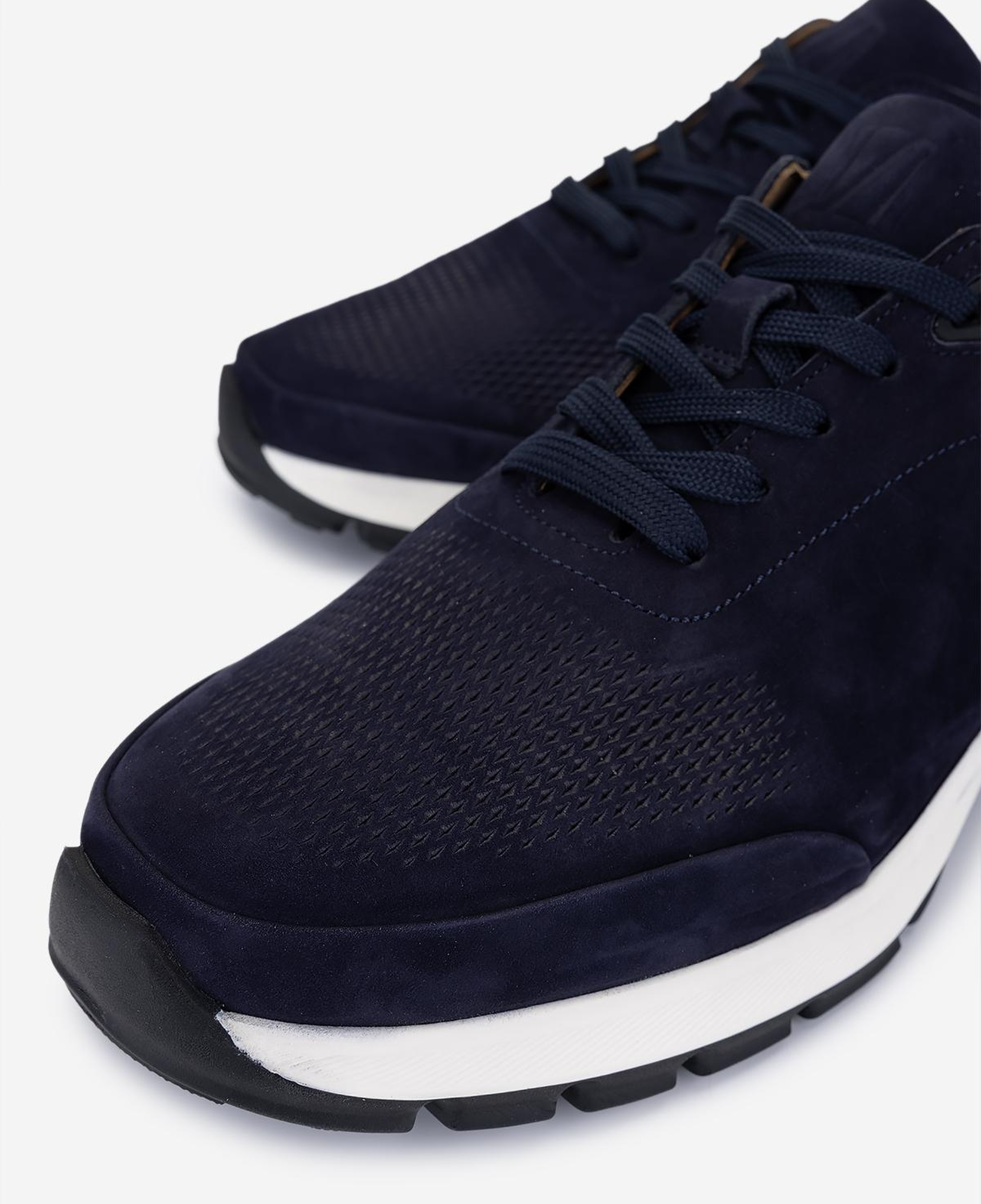 Valmenti Erkek Hakiki Deri Lacivert Nubuk Sneakers & Spor Ayakkabı