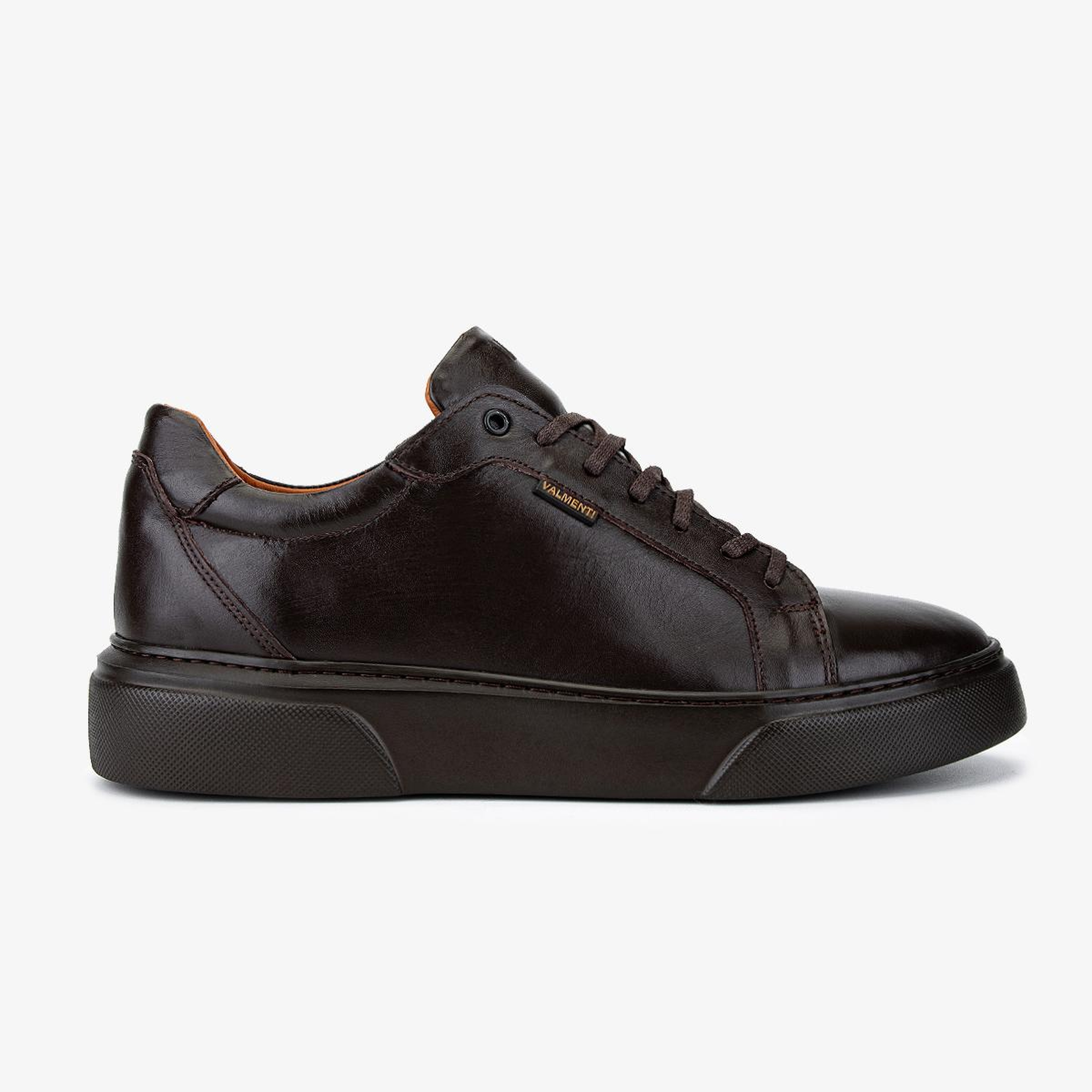 Valmenti Erkek Hakiki Deri Kahverengi Sneakers & Spor Ayakkabı
