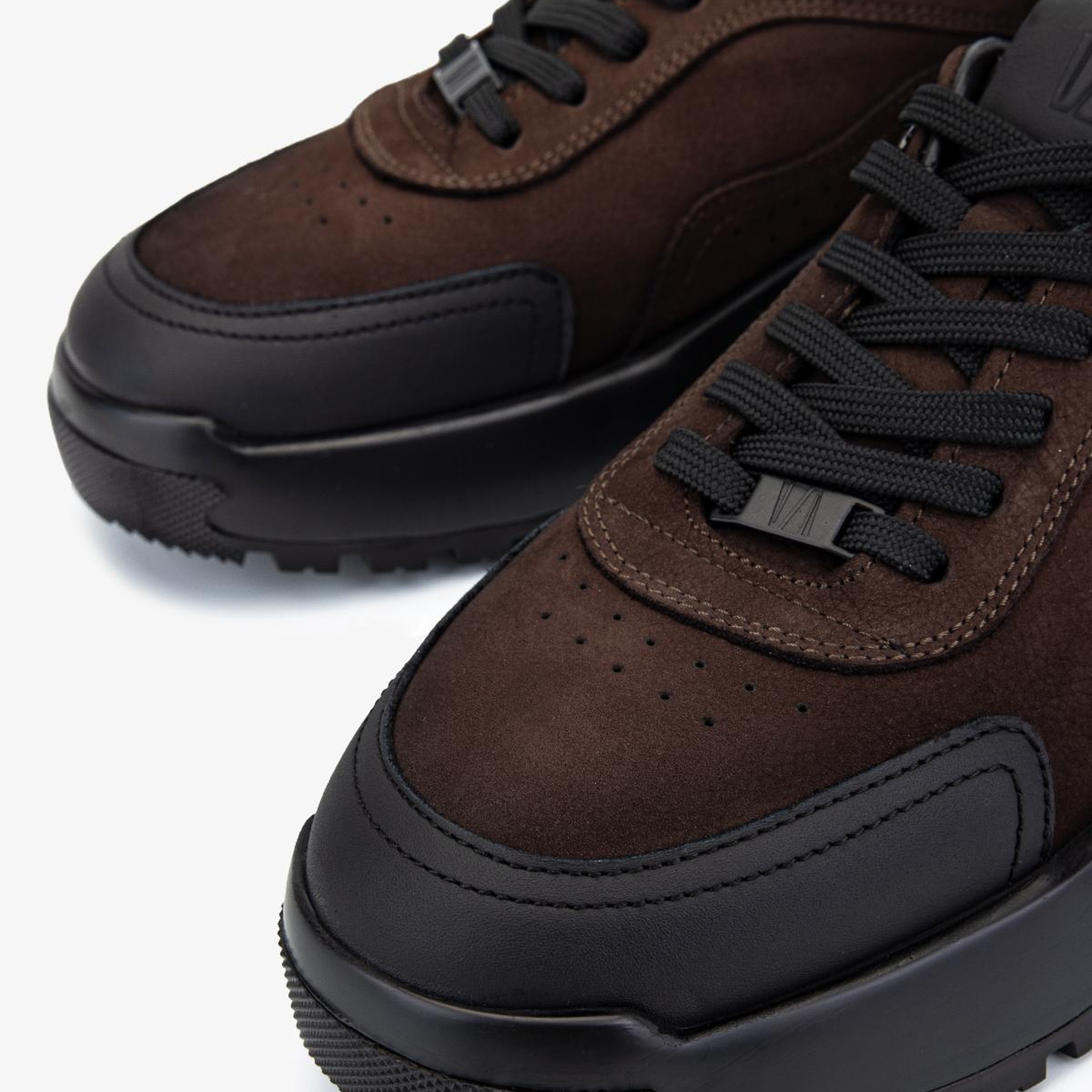 Valmenti Erkek Hakiki Deri Kahverengi Sneakers & Spor Ayakkabı