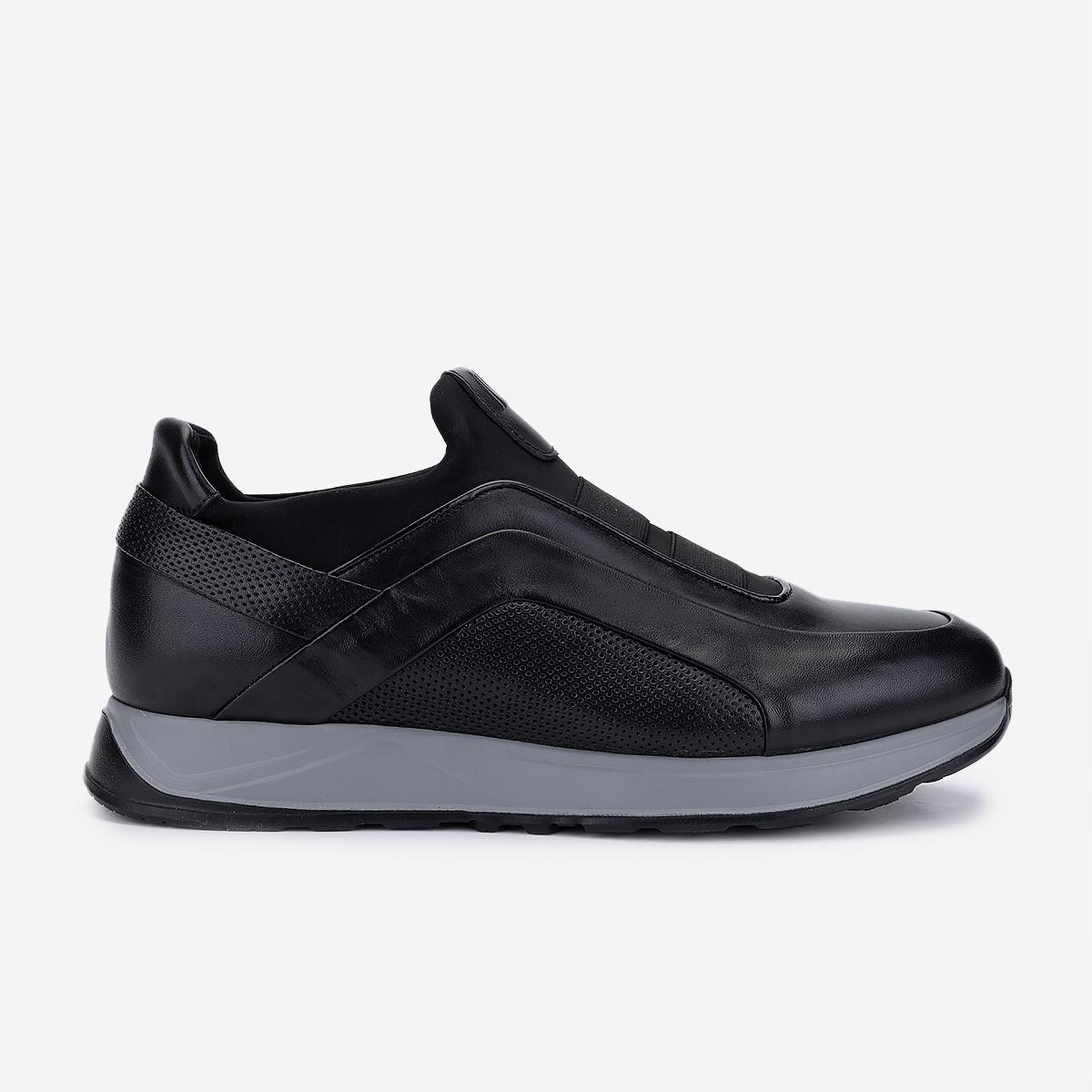 Valmenti Erkek Hakiki Deri Siyah Sneakers & Spor Ayakkabı
