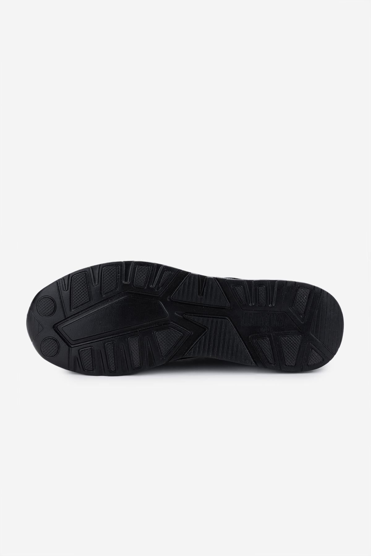 Valmenti Erkek Hakiki Deri Siyah Sneakers & Spor Ayakkabı