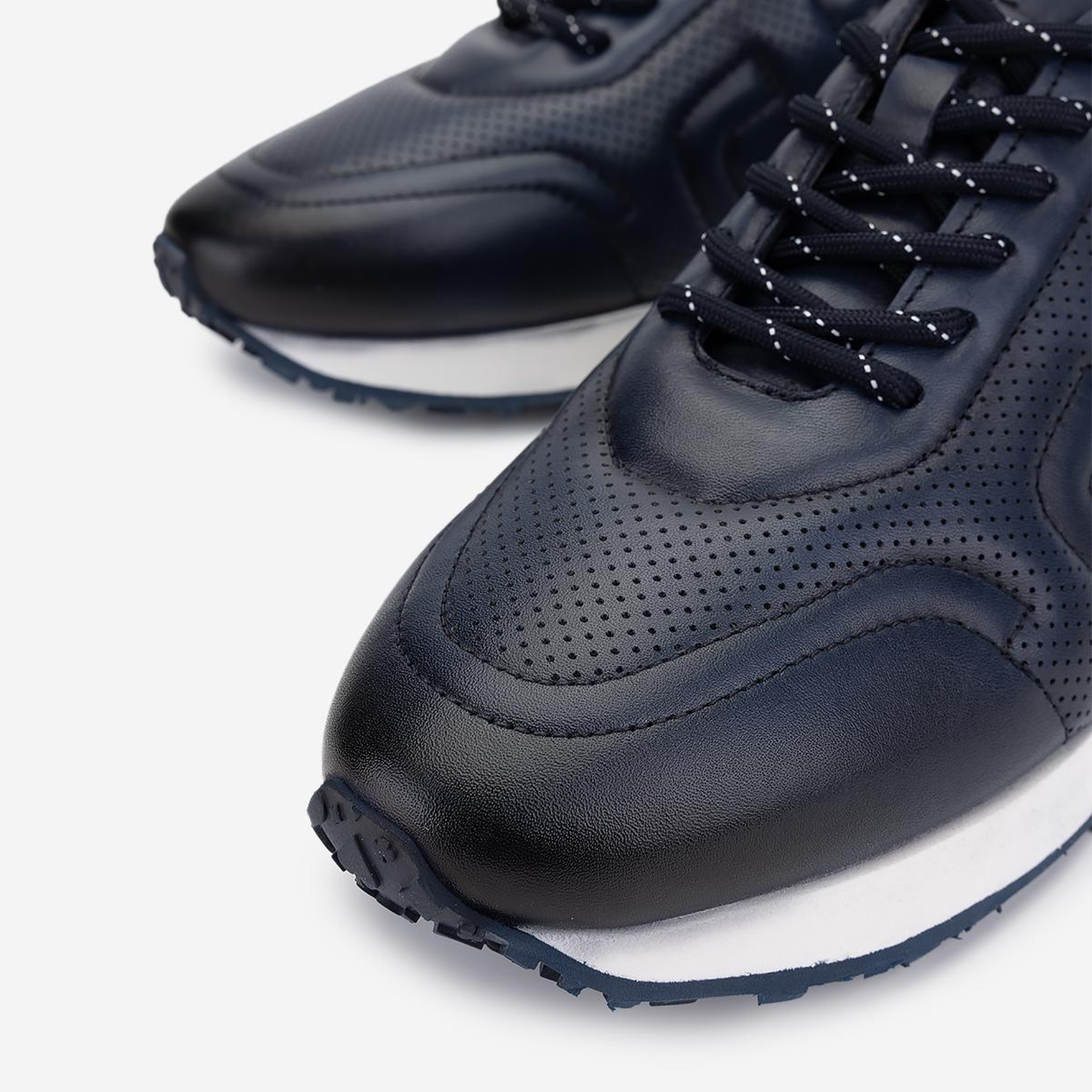 Valmenti Erkek Hakiki Deri Lacivert Sneakers & Spor Ayakkabı