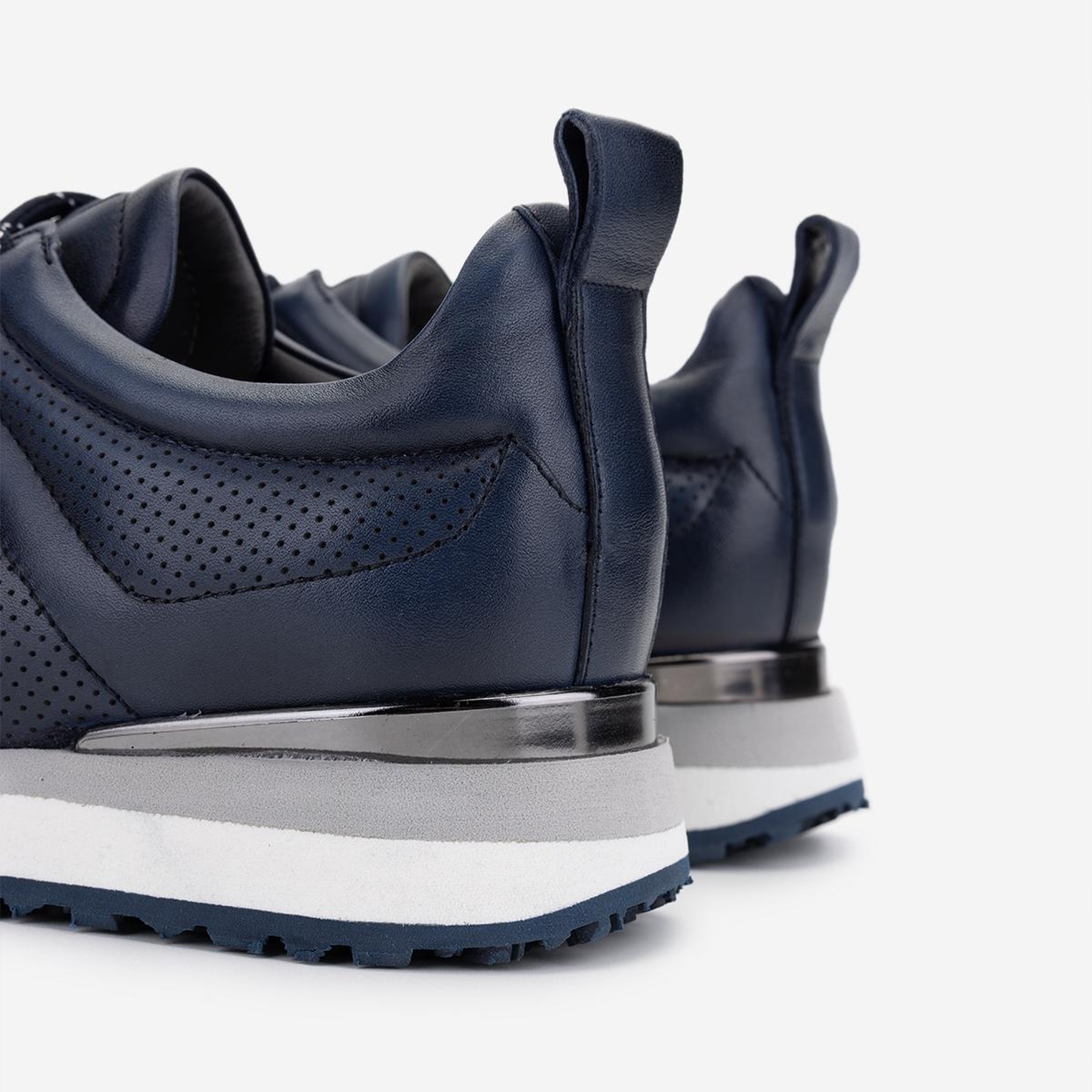 Valmenti Erkek Hakiki Deri Lacivert Sneakers & Spor Ayakkabı