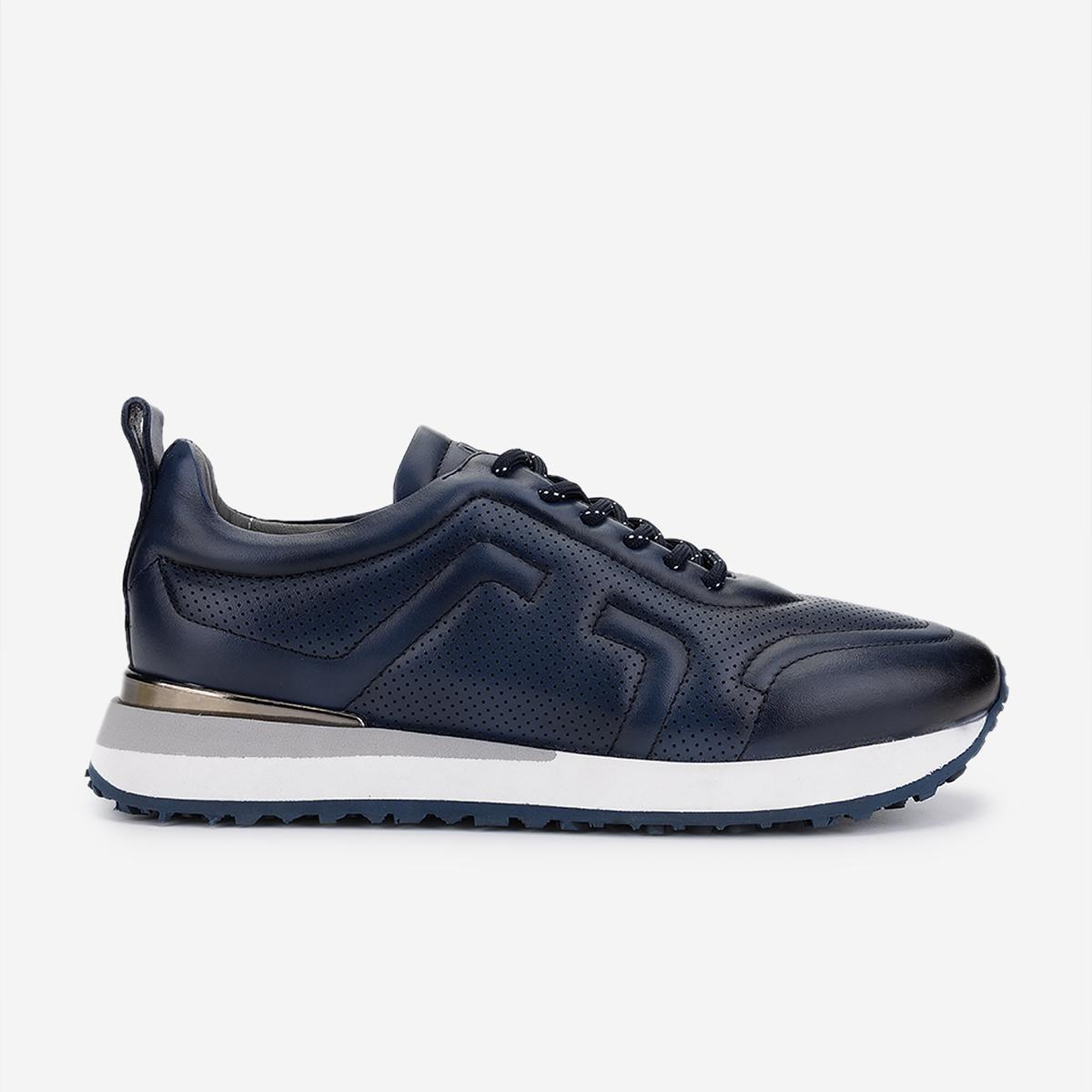 Valmenti Erkek Hakiki Deri Lacivert Sneakers & Spor Ayakkabı
