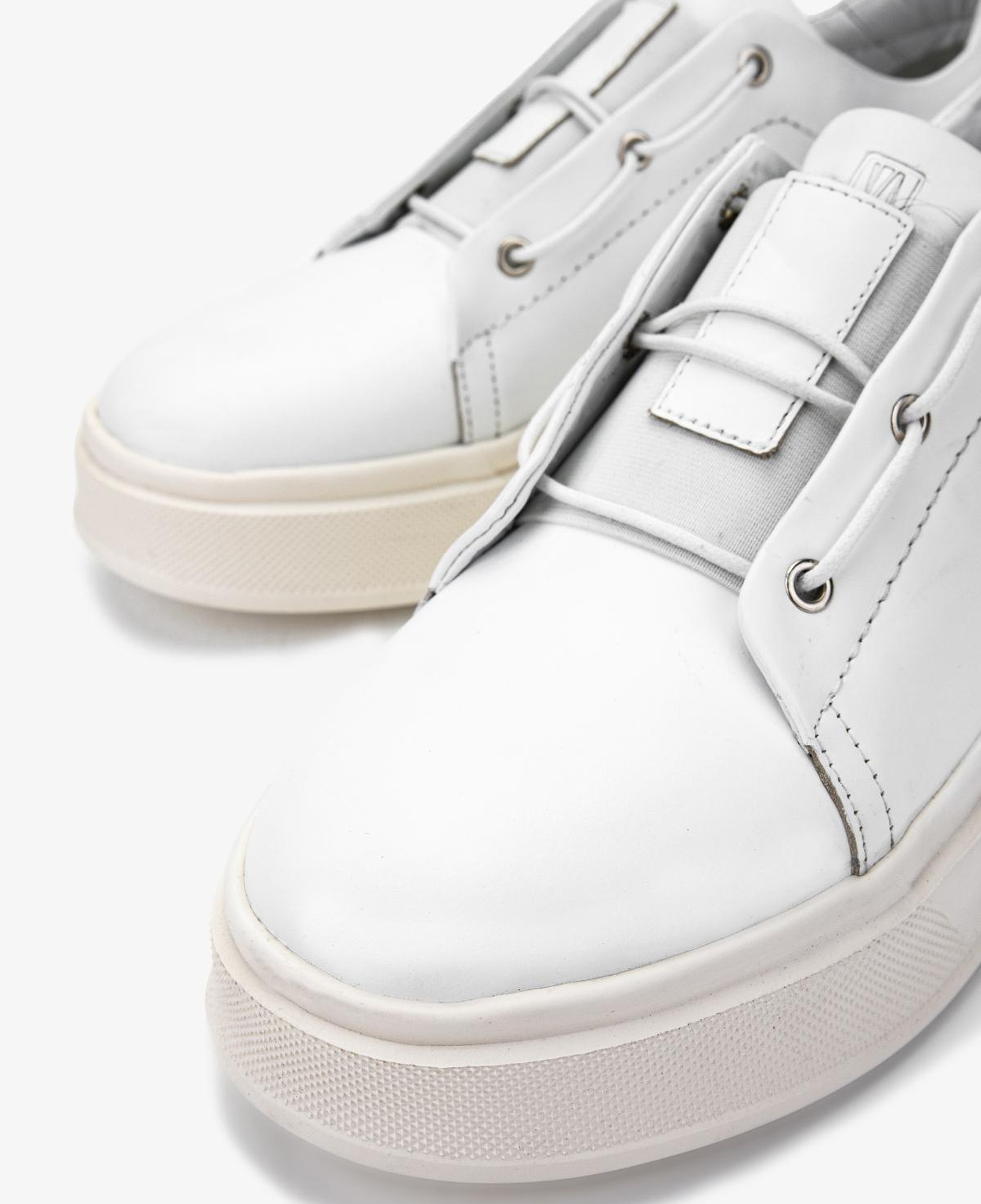 Valmenti Erkek Hakiki Deri Beyaz Sneakers & Spor Ayakkabı