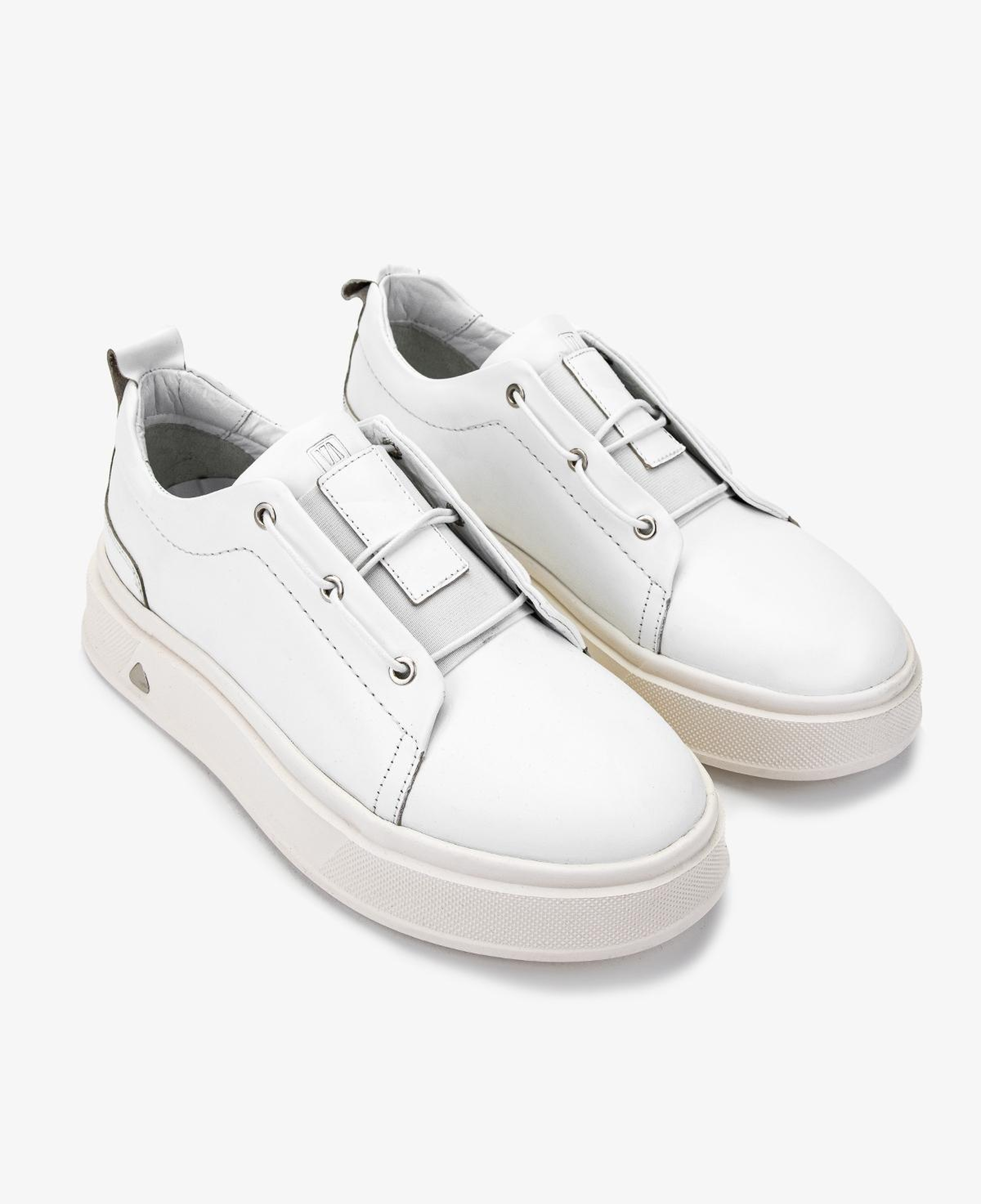 Valmenti Erkek Hakiki Deri Beyaz Sneakers & Spor Ayakkabı