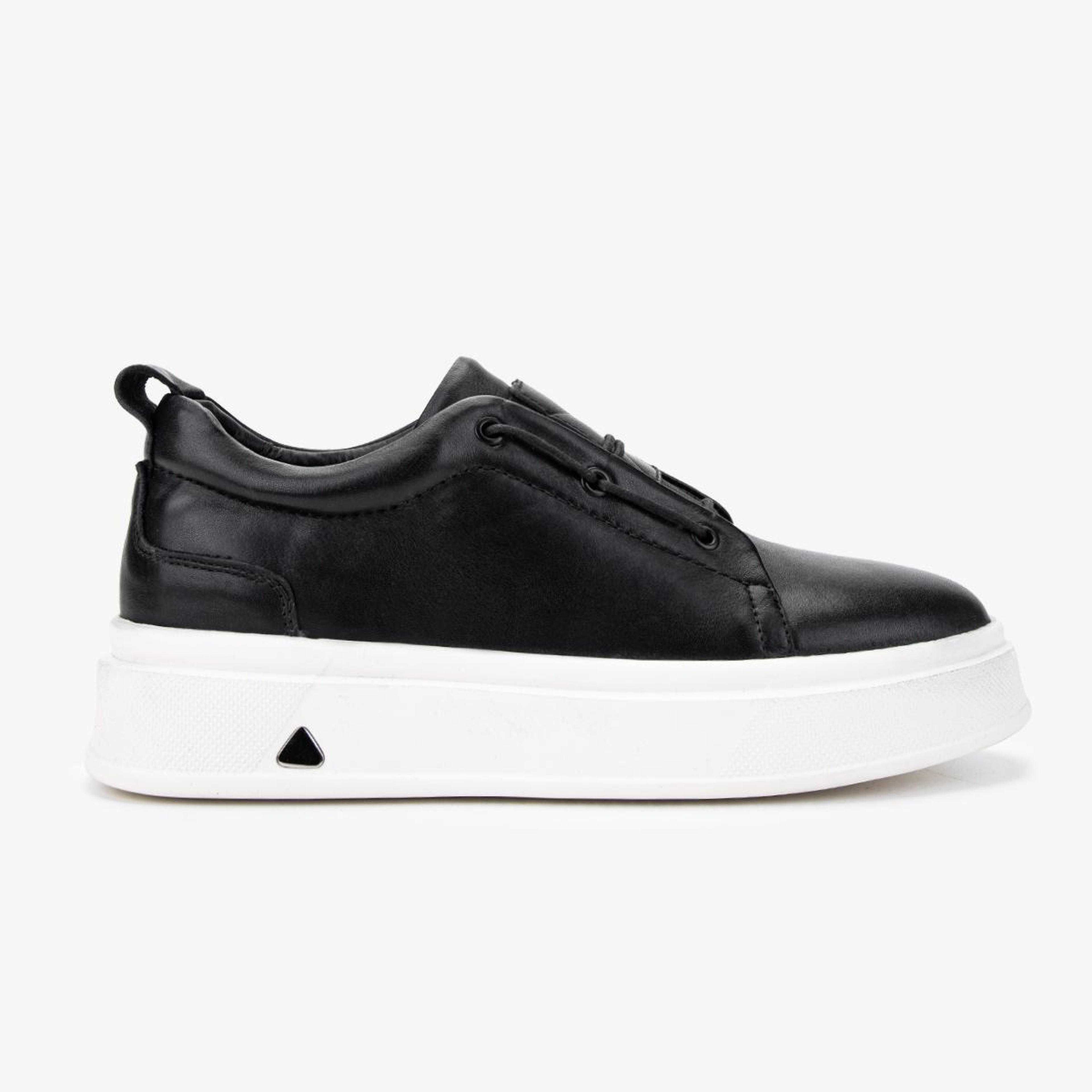 Valmenti Erkek Hakiki Deri Siyah Sneakers & Spor Ayakkabı