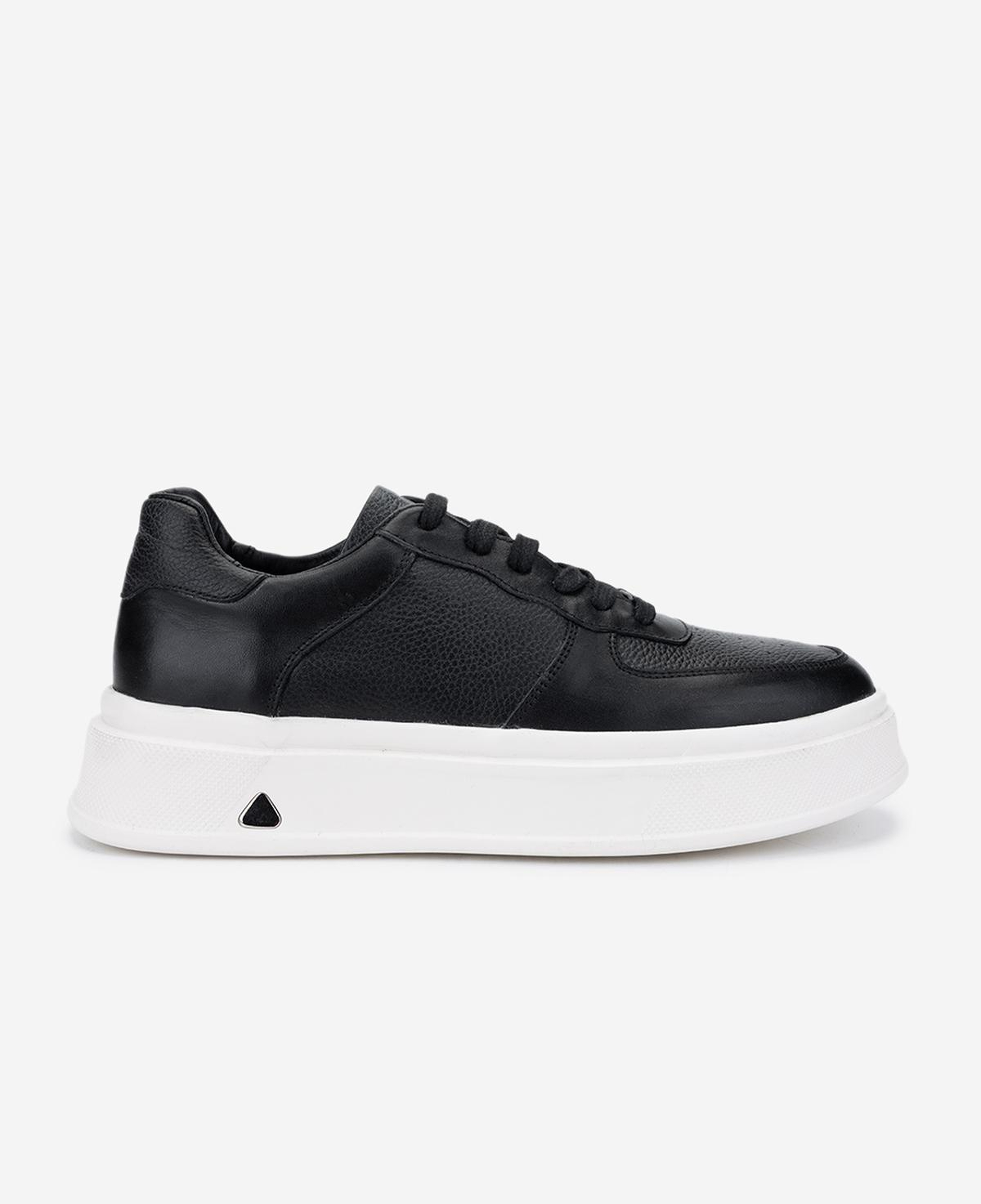 Valmenti Erkek Hakiki Deri Siyah Sneakers & Spor Ayakkabı