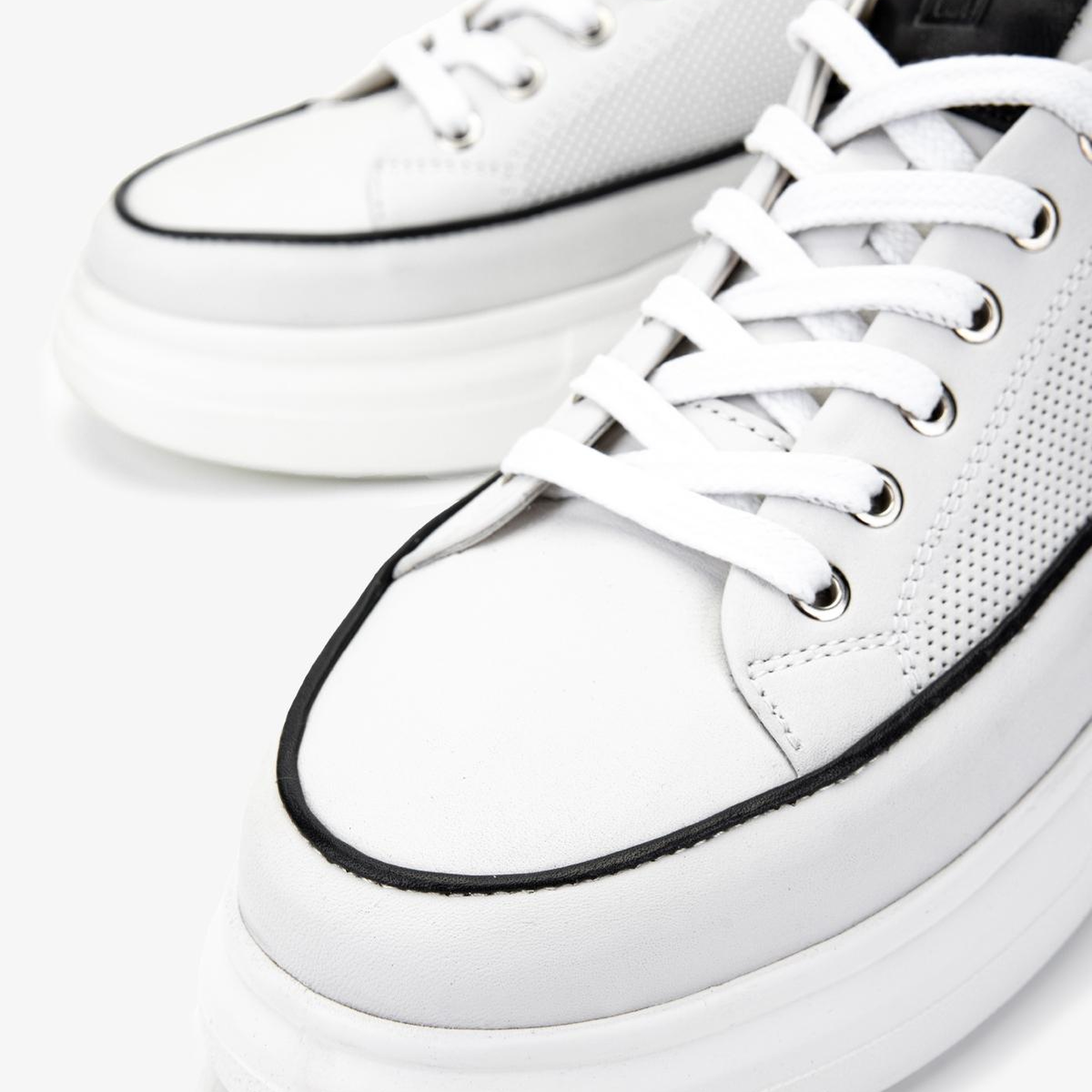 Valmenti Erkek Hakiki Deri Beyaz Sneakers & Spor Ayakkabı