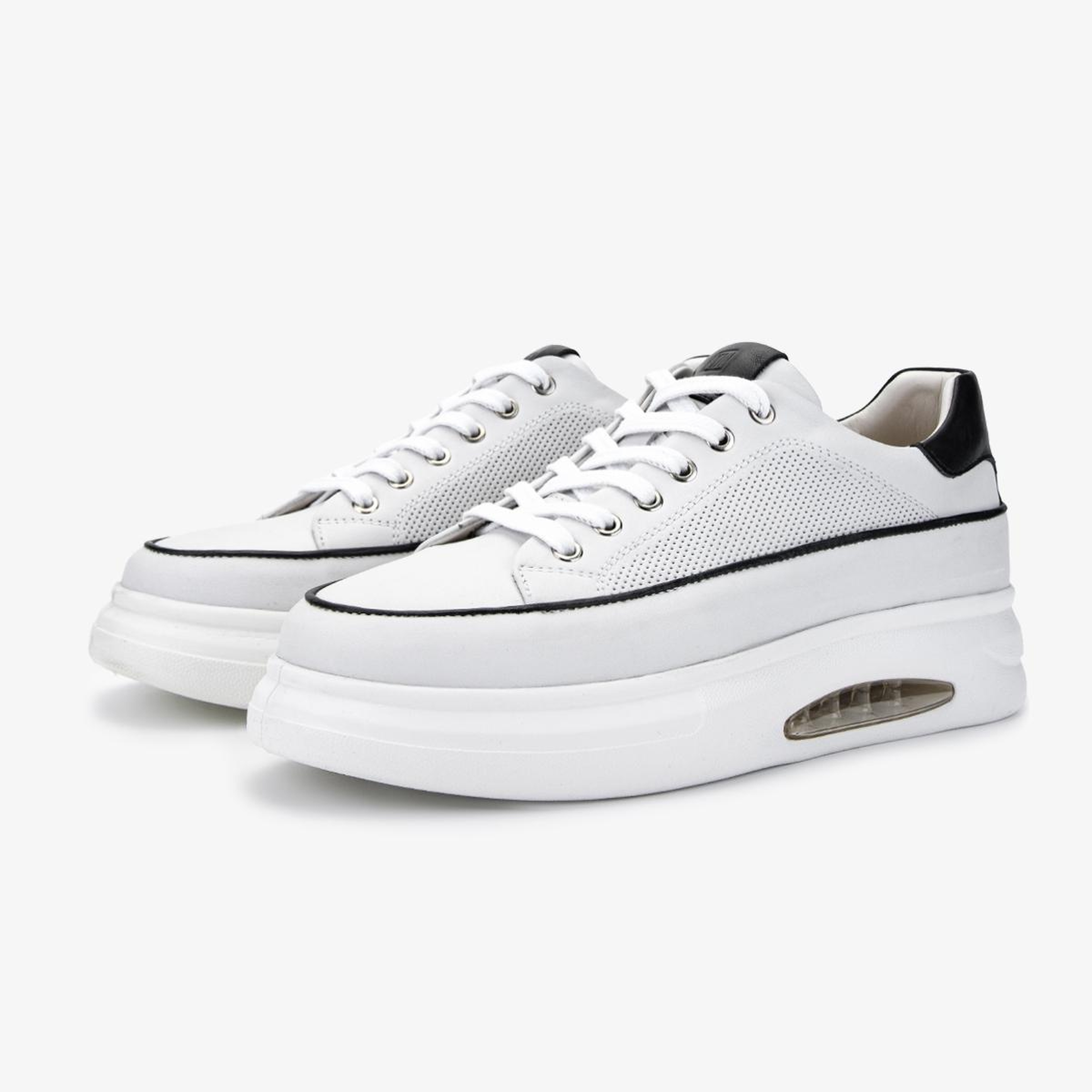 Valmenti Erkek Hakiki Deri Beyaz Sneakers & Spor Ayakkabı