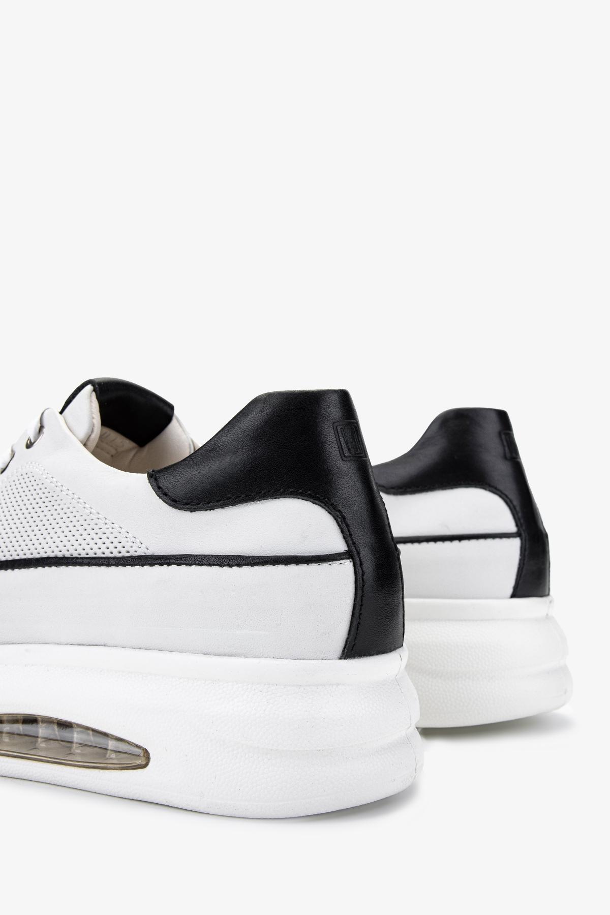 Valmenti Erkek Hakiki Deri Beyaz Sneakers & Spor Ayakkabı