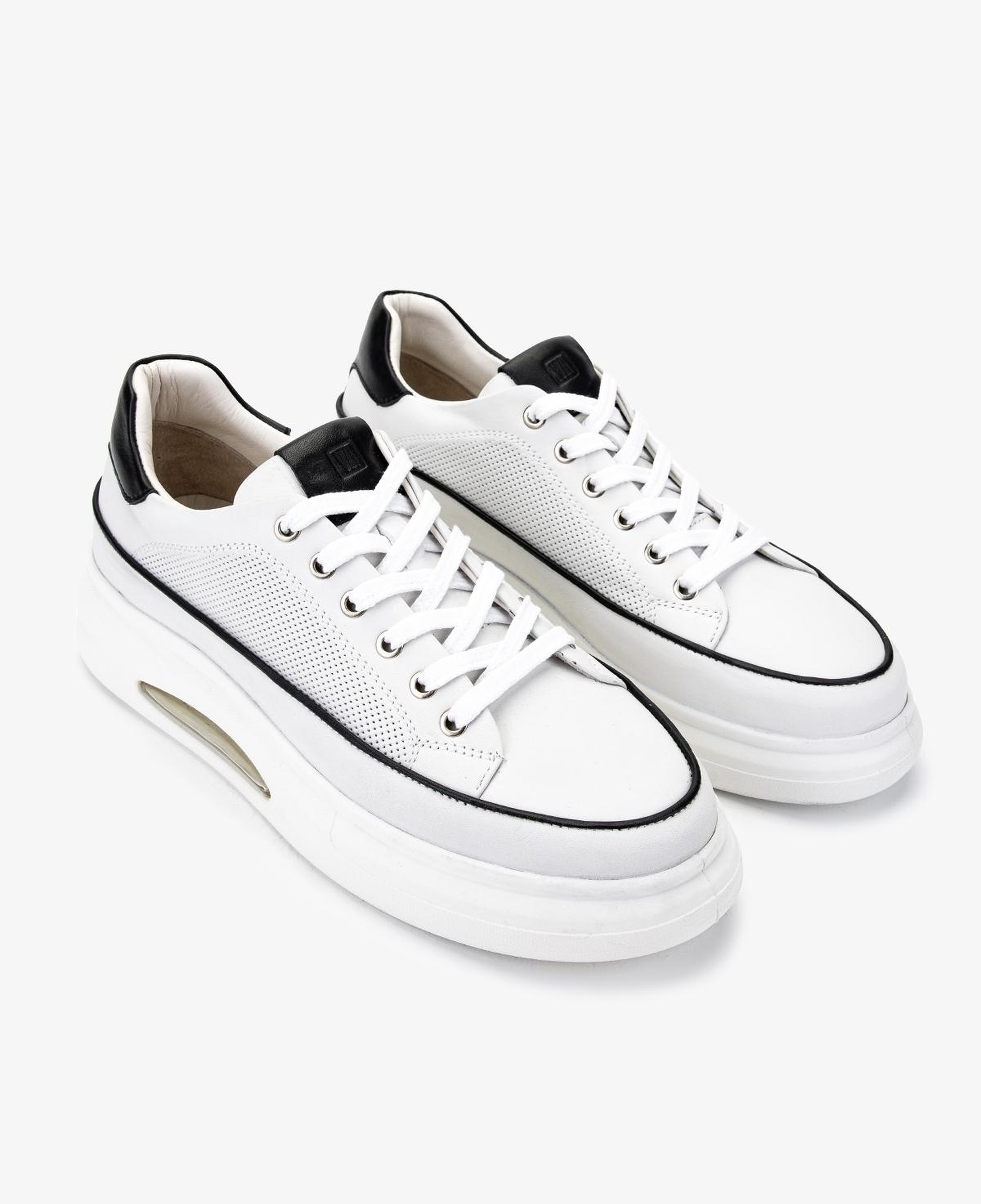 Valmenti Erkek Hakiki Deri Beyaz Sneakers & Spor Ayakkabı