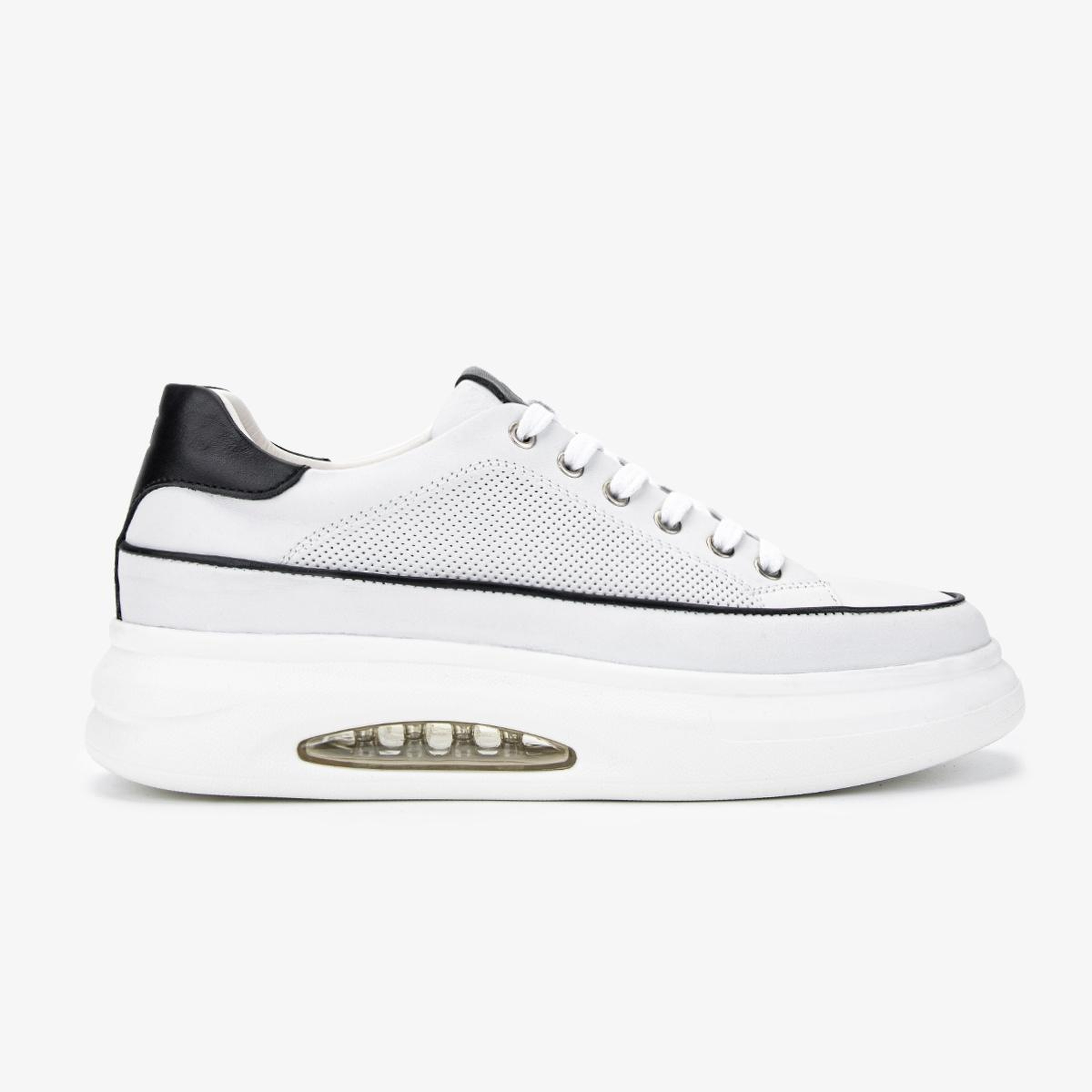 Valmenti Erkek Hakiki Deri Beyaz Sneakers & Spor Ayakkabı