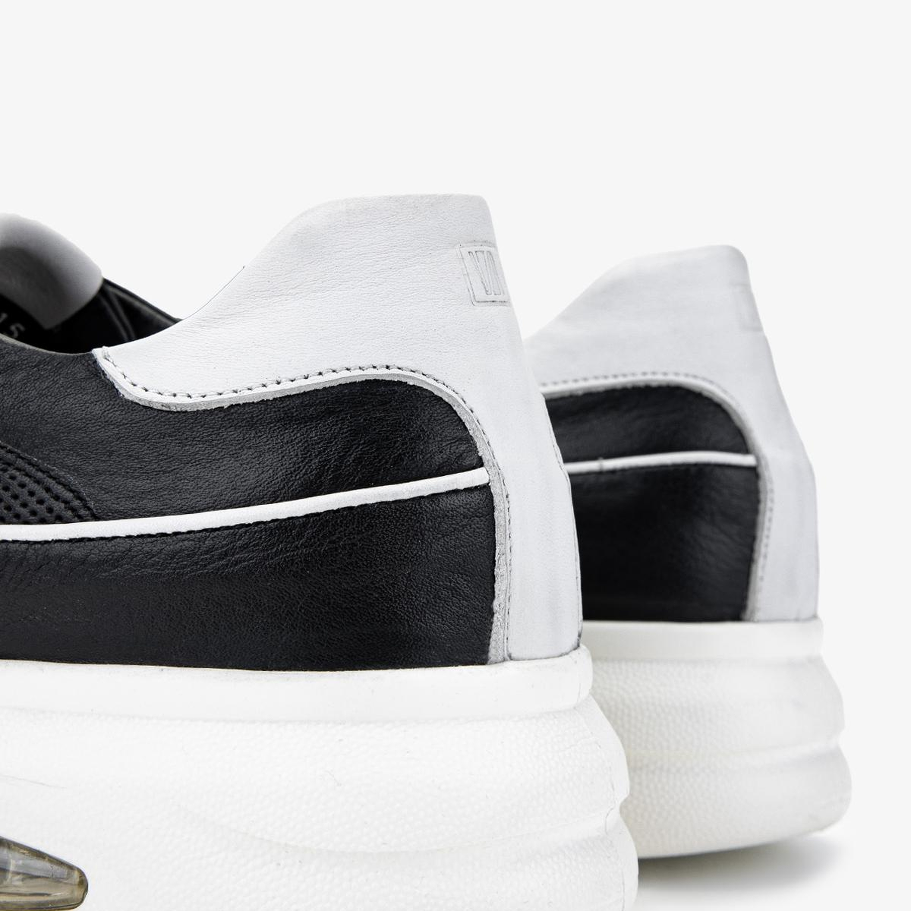 Valmenti Erkek Hakiki Deri Siyah Sneakers & Spor Ayakkabı