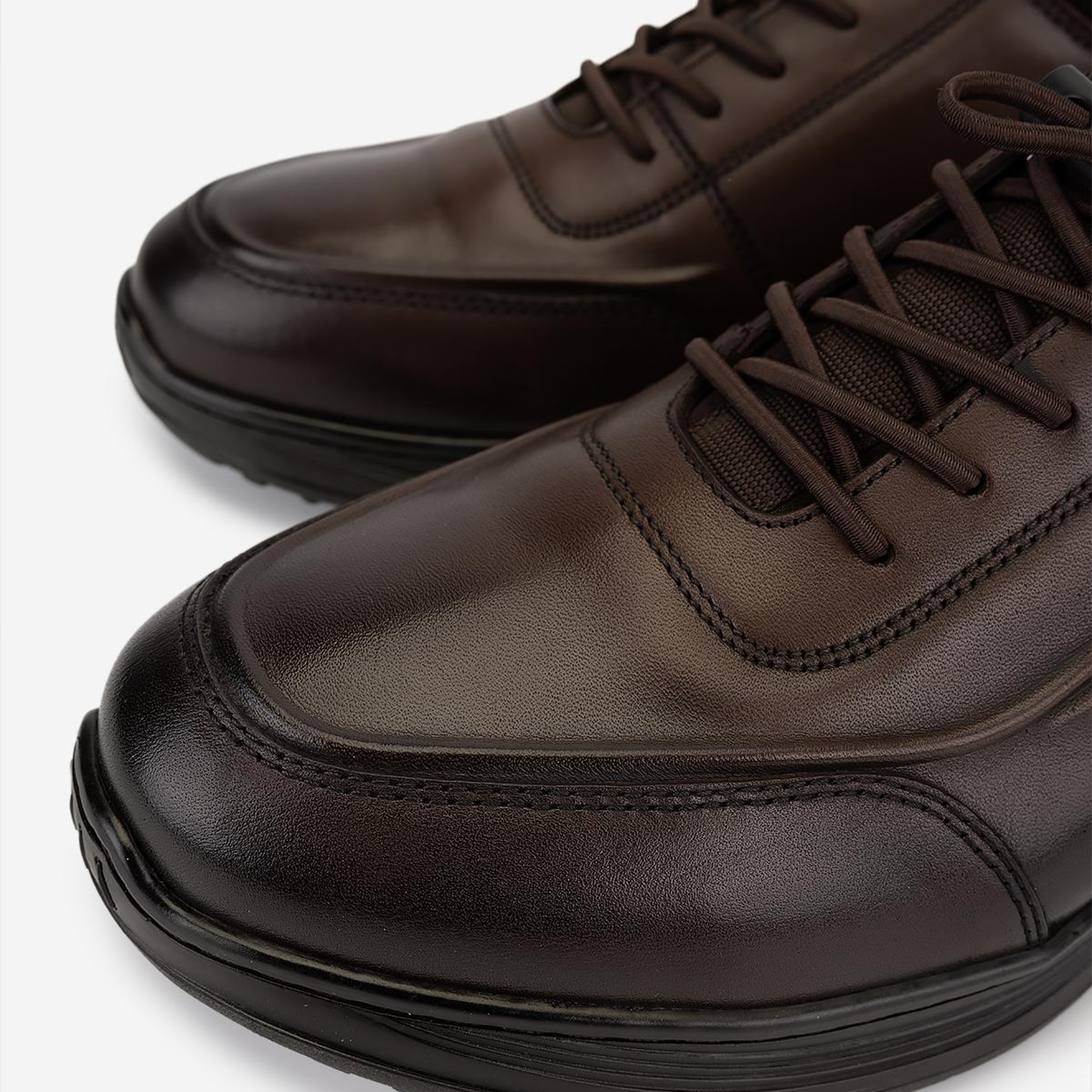 Valmenti Erkek Hakiki Deri Kahverengi Sneakers & Spor Ayakkabı