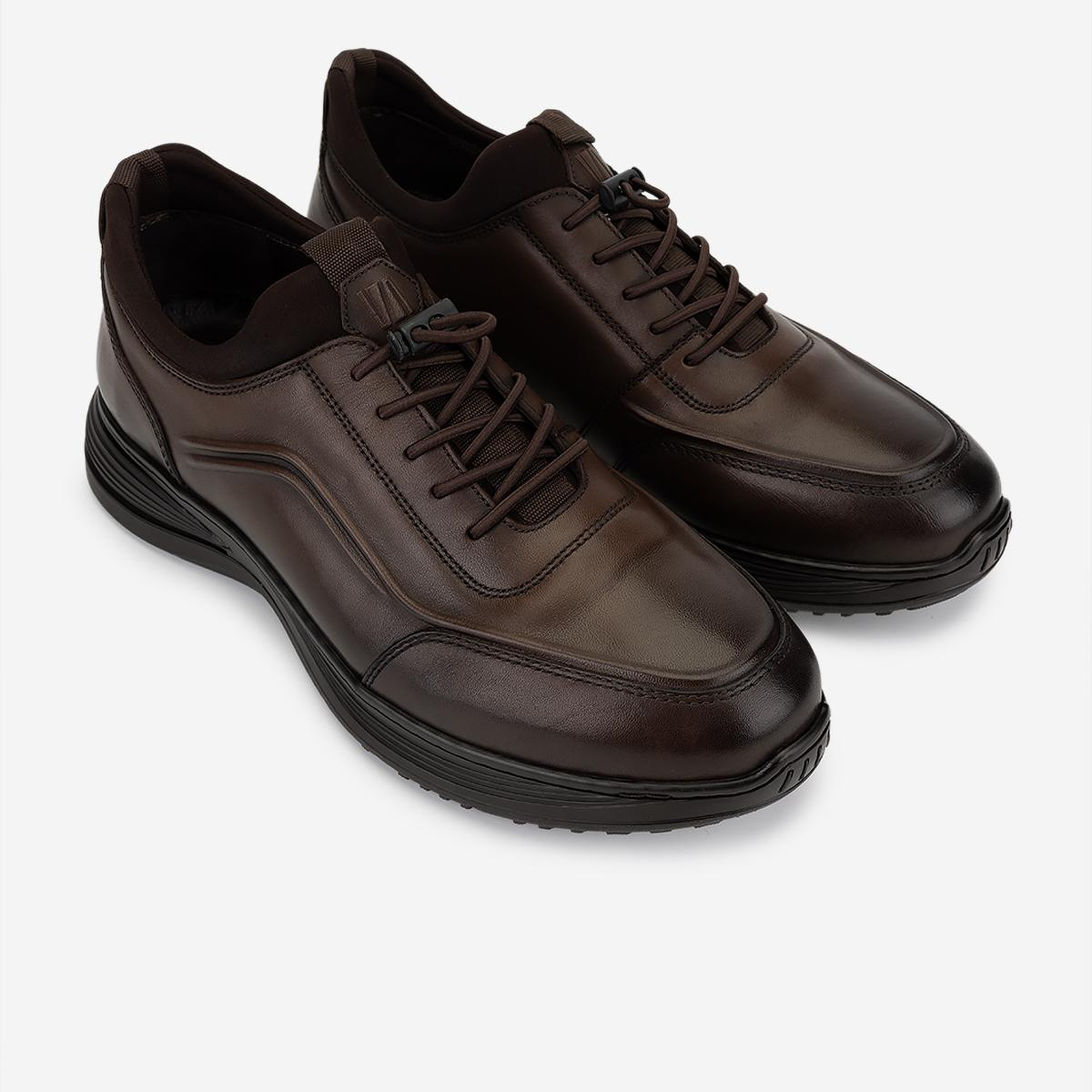 Valmenti Erkek Hakiki Deri Kahverengi Sneakers & Spor Ayakkabı