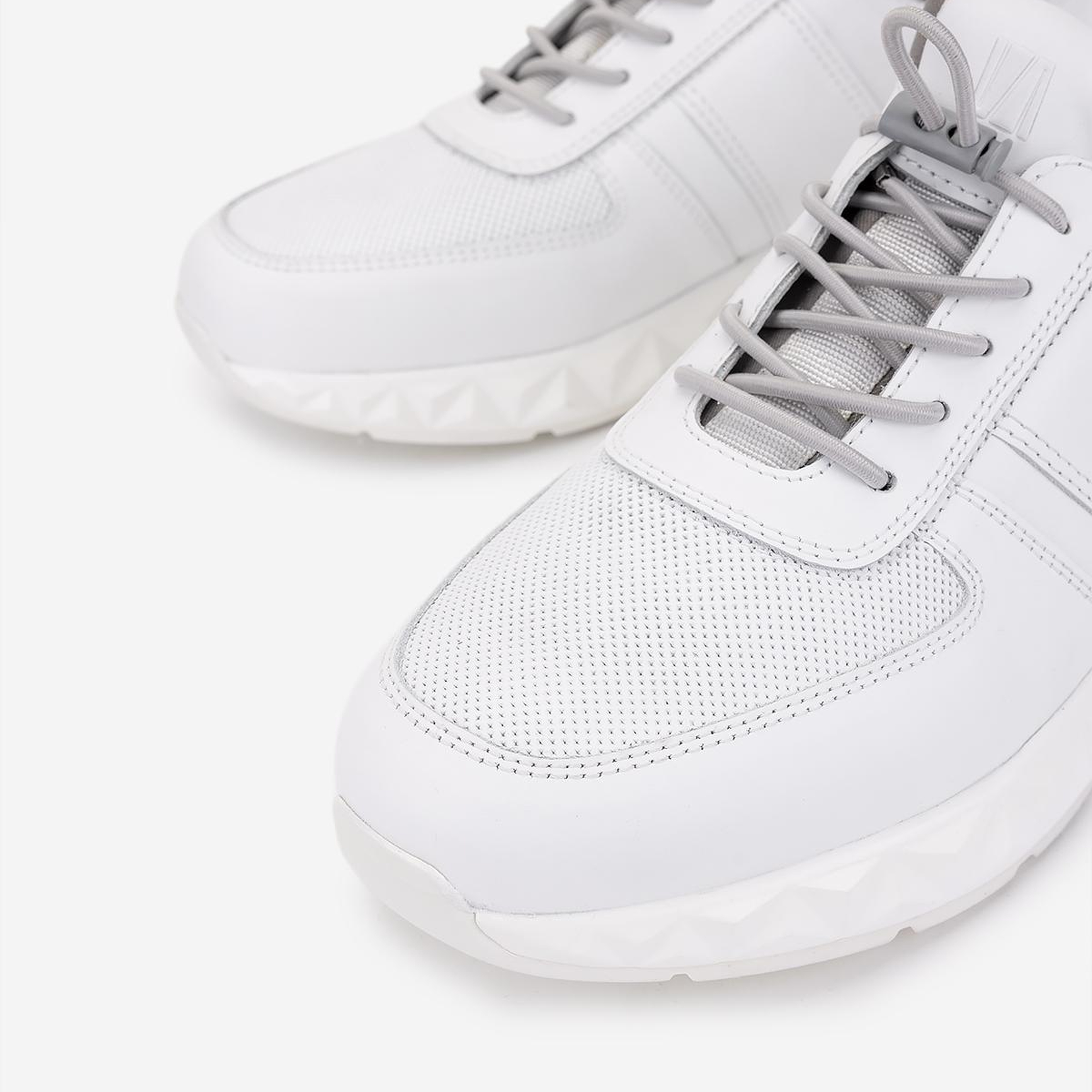 Valmenti Erkek Hakiki Deri Beyaz Sneakers & Spor Ayakkabı