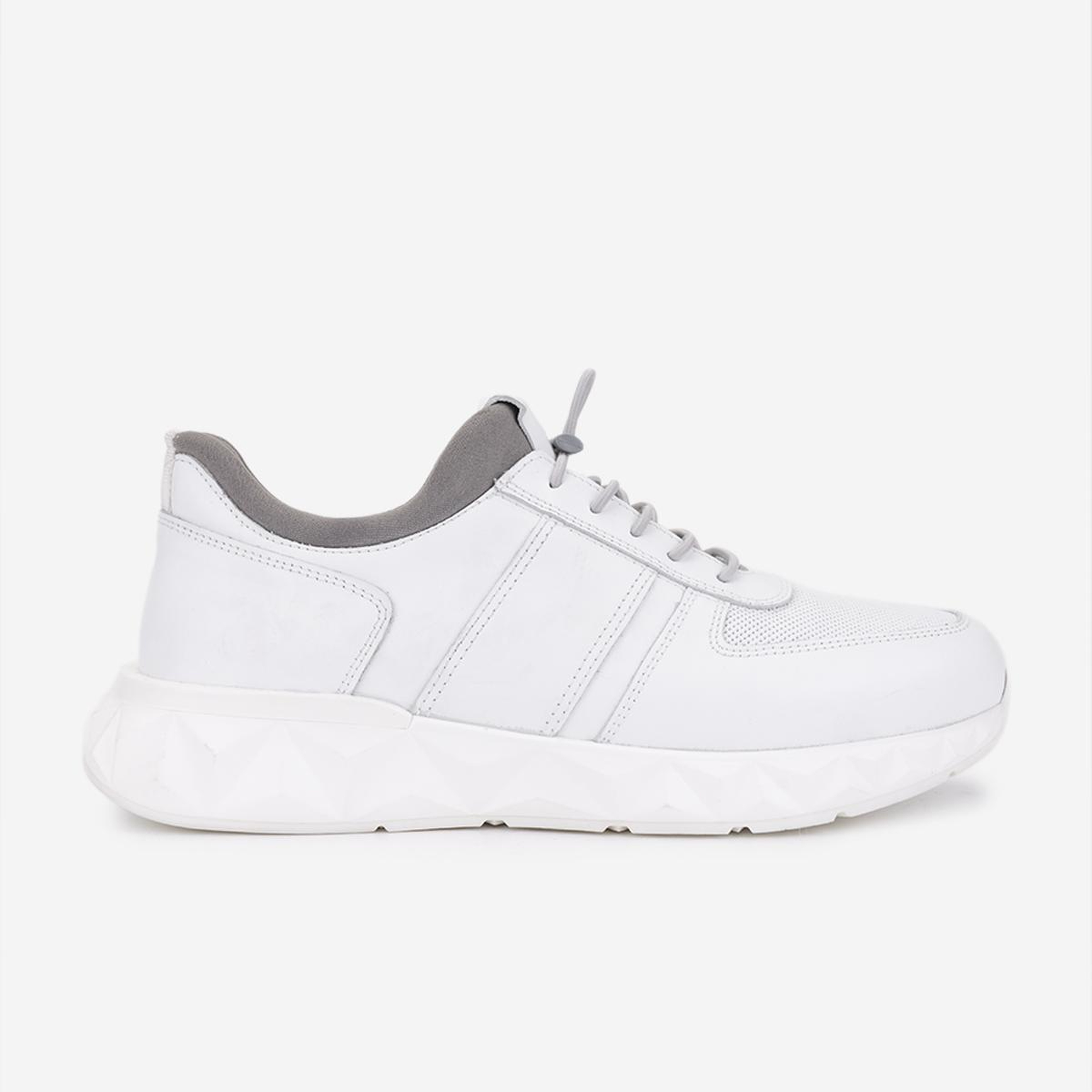 Valmenti Erkek Hakiki Deri Beyaz Sneakers & Spor Ayakkabı