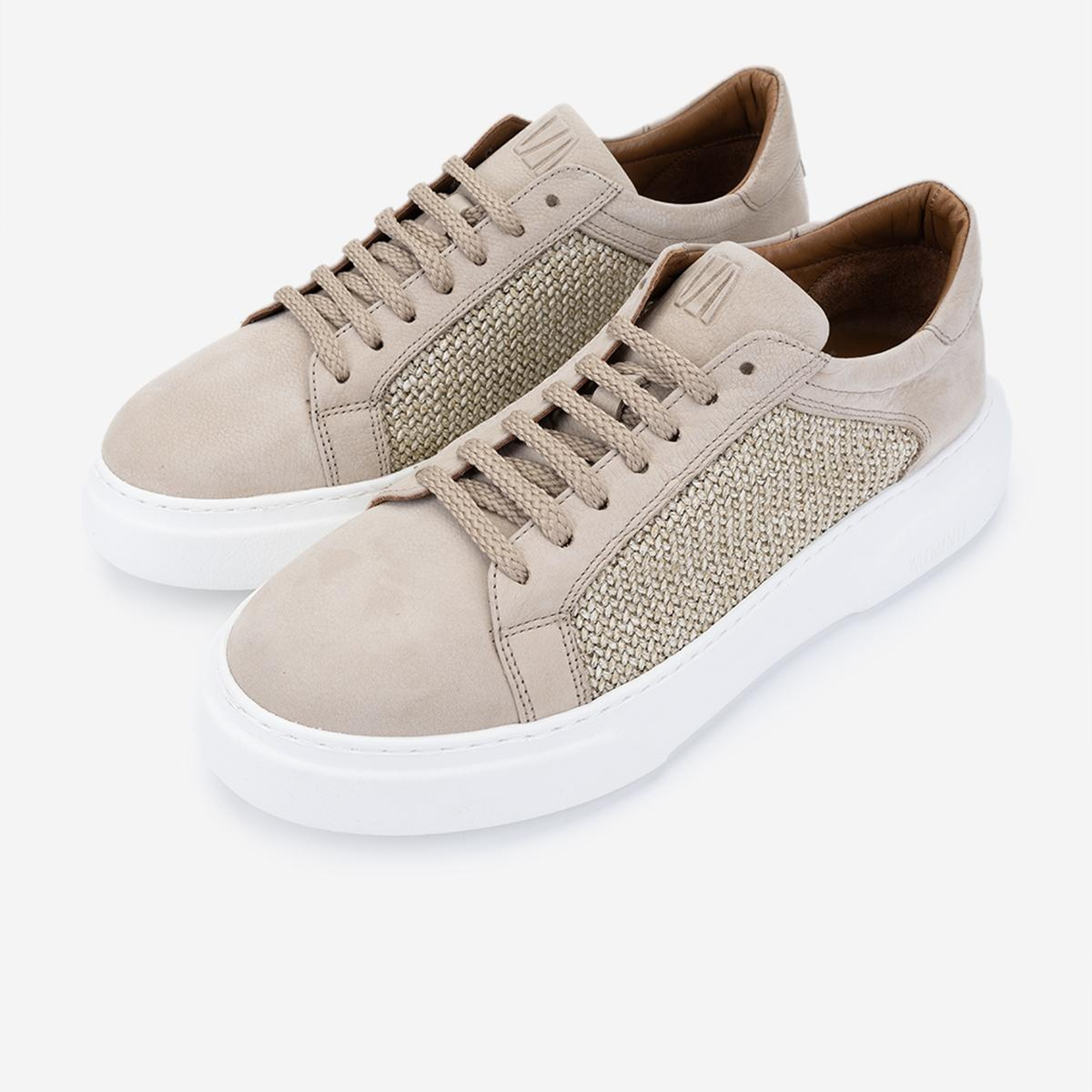 Valmenti Erkek Hakiki Deri Bej Sneakers & Spor Ayakkabı