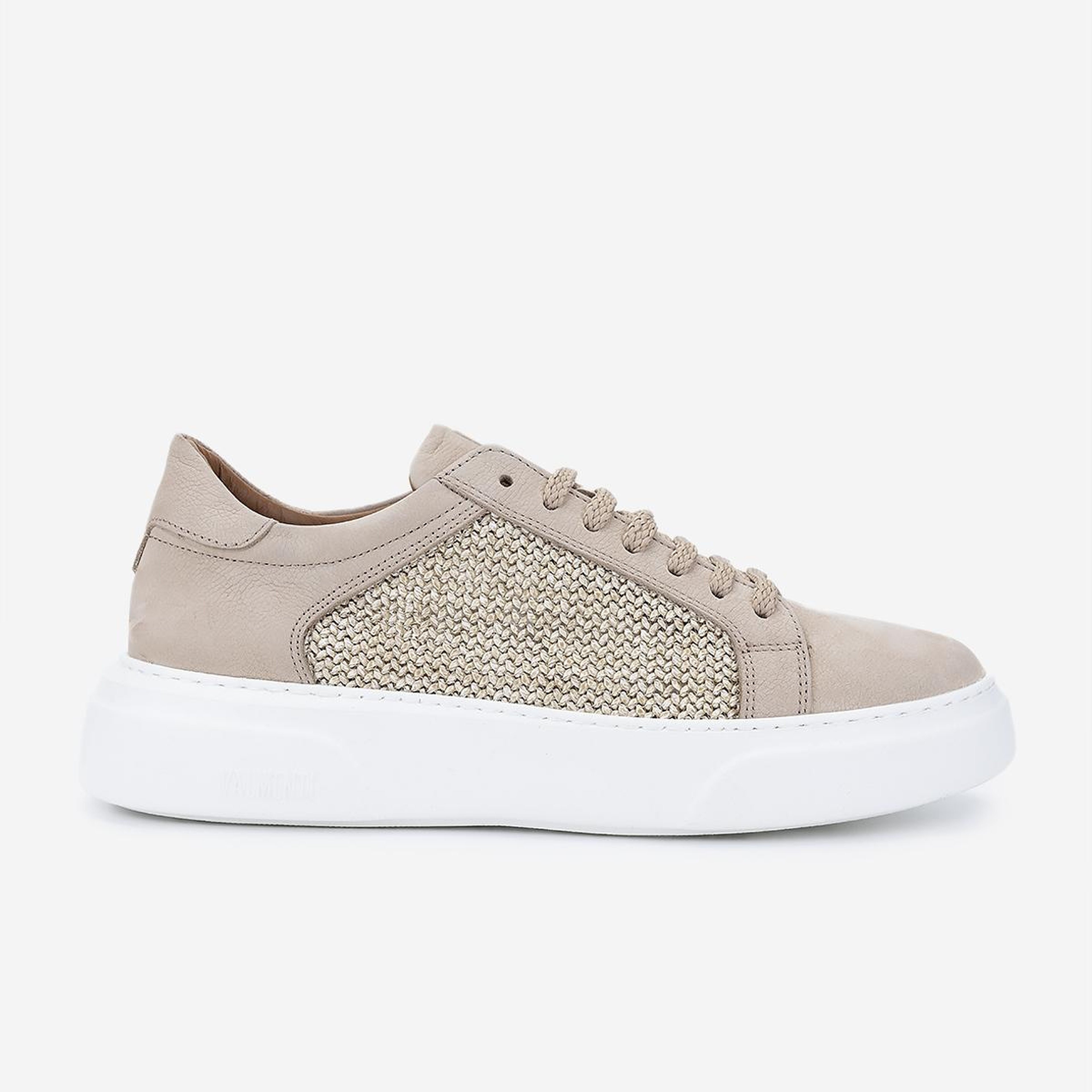 Valmenti Erkek Hakiki Deri Bej Sneakers & Spor Ayakkabı