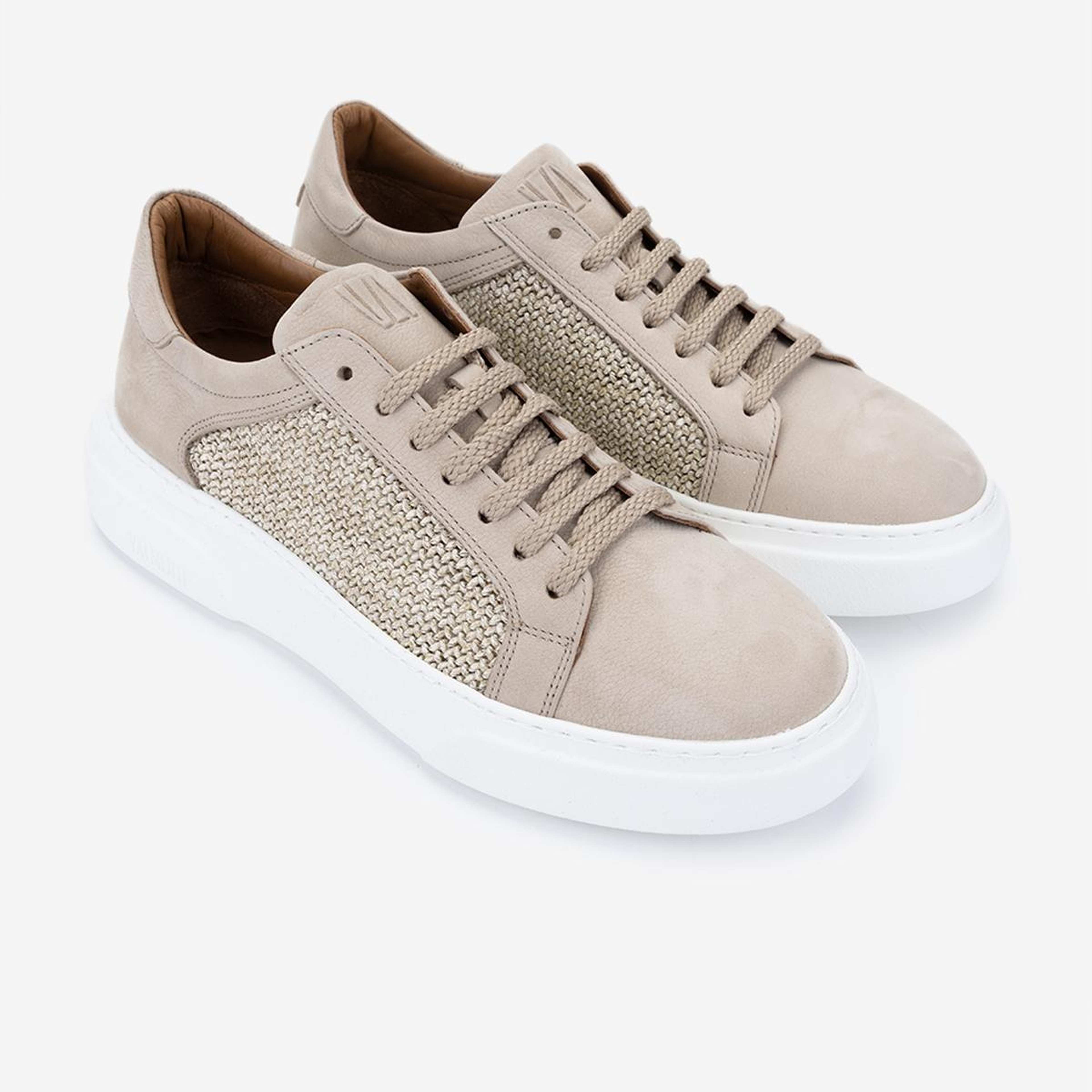 Valmenti Erkek Hakiki Deri Bej Sneakers & Spor Ayakkabı