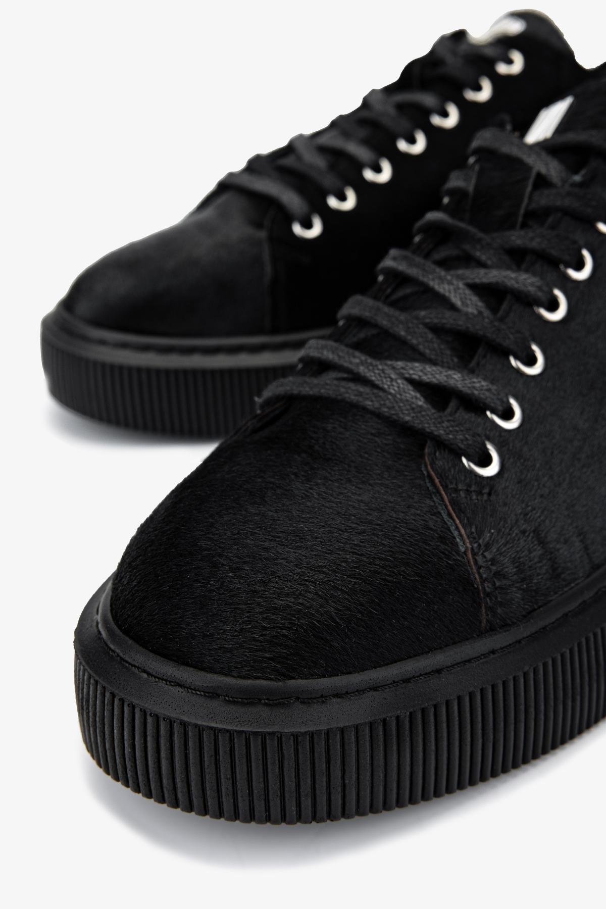 Valmenti Erkek Hakiki Deri Siyah Sneakers & Spor Ayakkabı