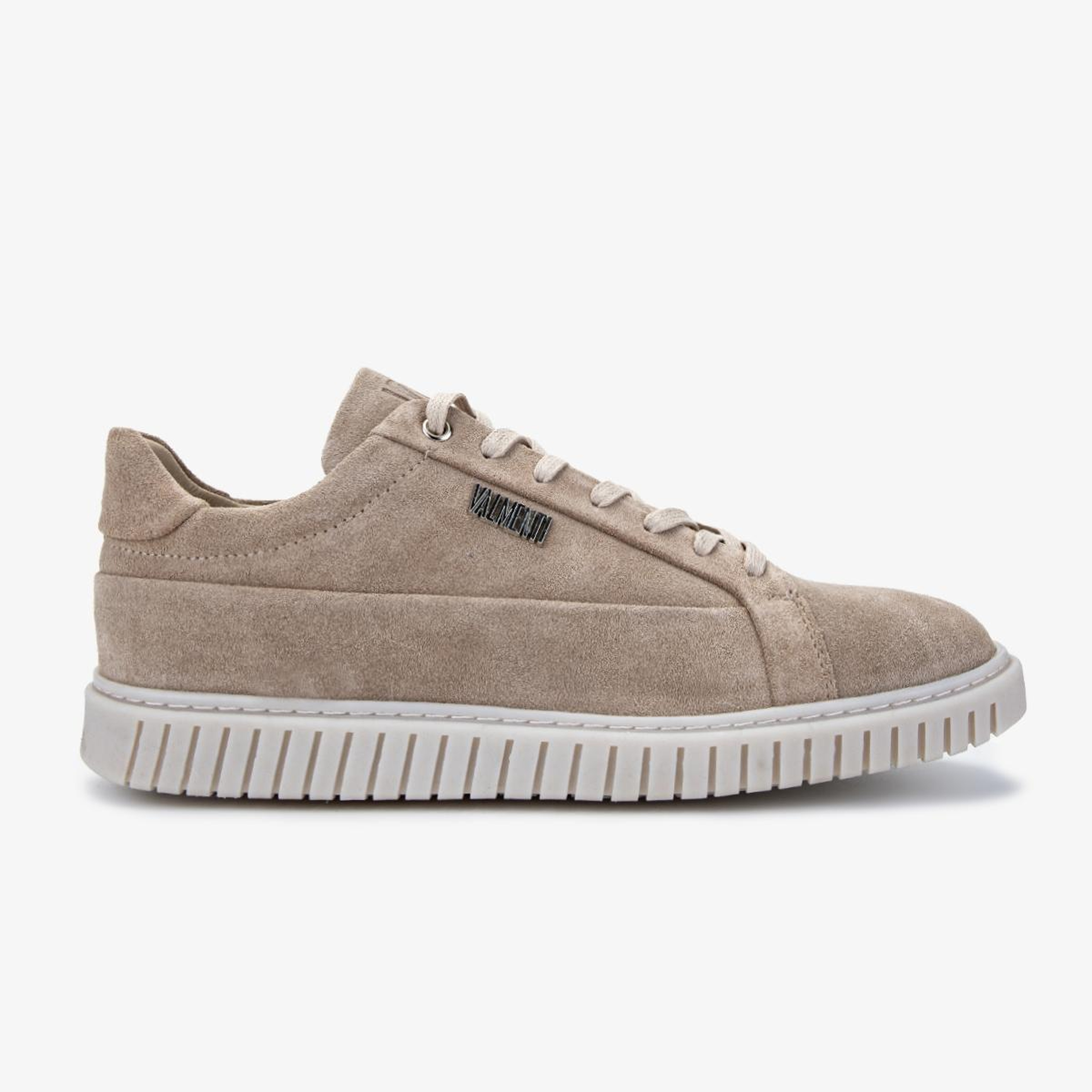 Valmenti Erkek Hakiki Deri Bej Süet Sneakers & Spor Ayakkabı