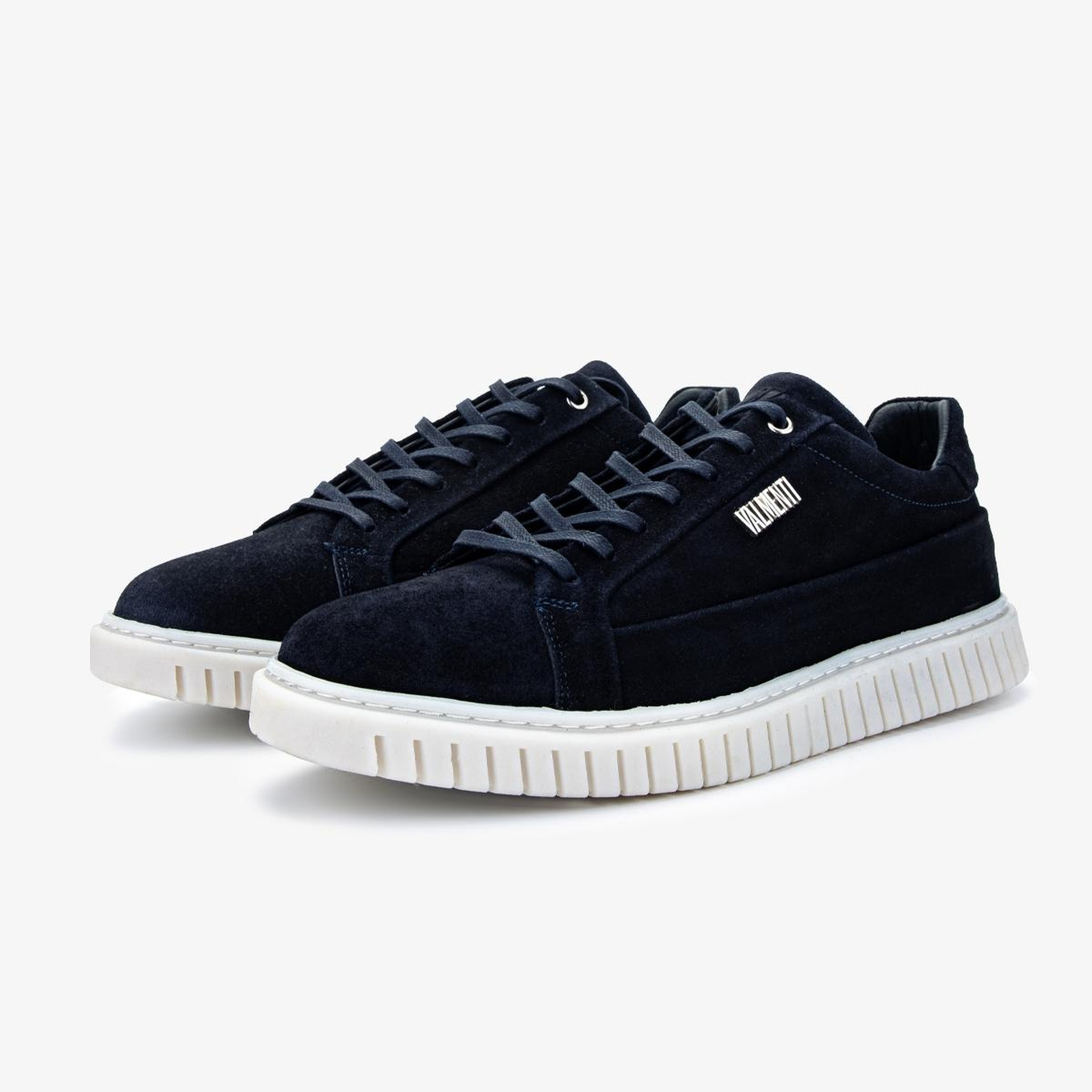 Valmenti Erkek Hakiki Deri Lacivert Süet Sneakers & Spor Ayakkabı