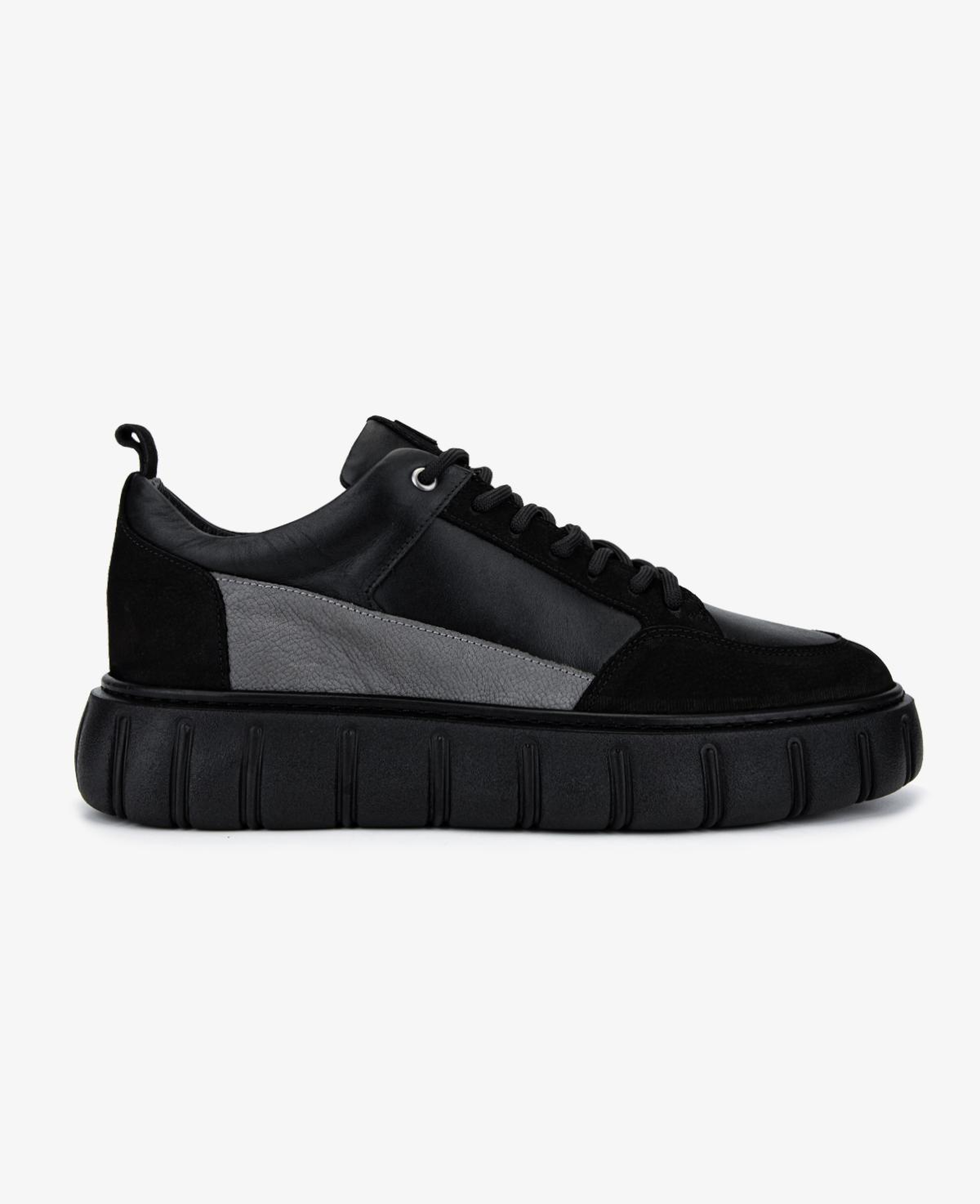 Valmenti Erkek Hakiki Deri Siyah Sneakers & Spor Ayakkabı