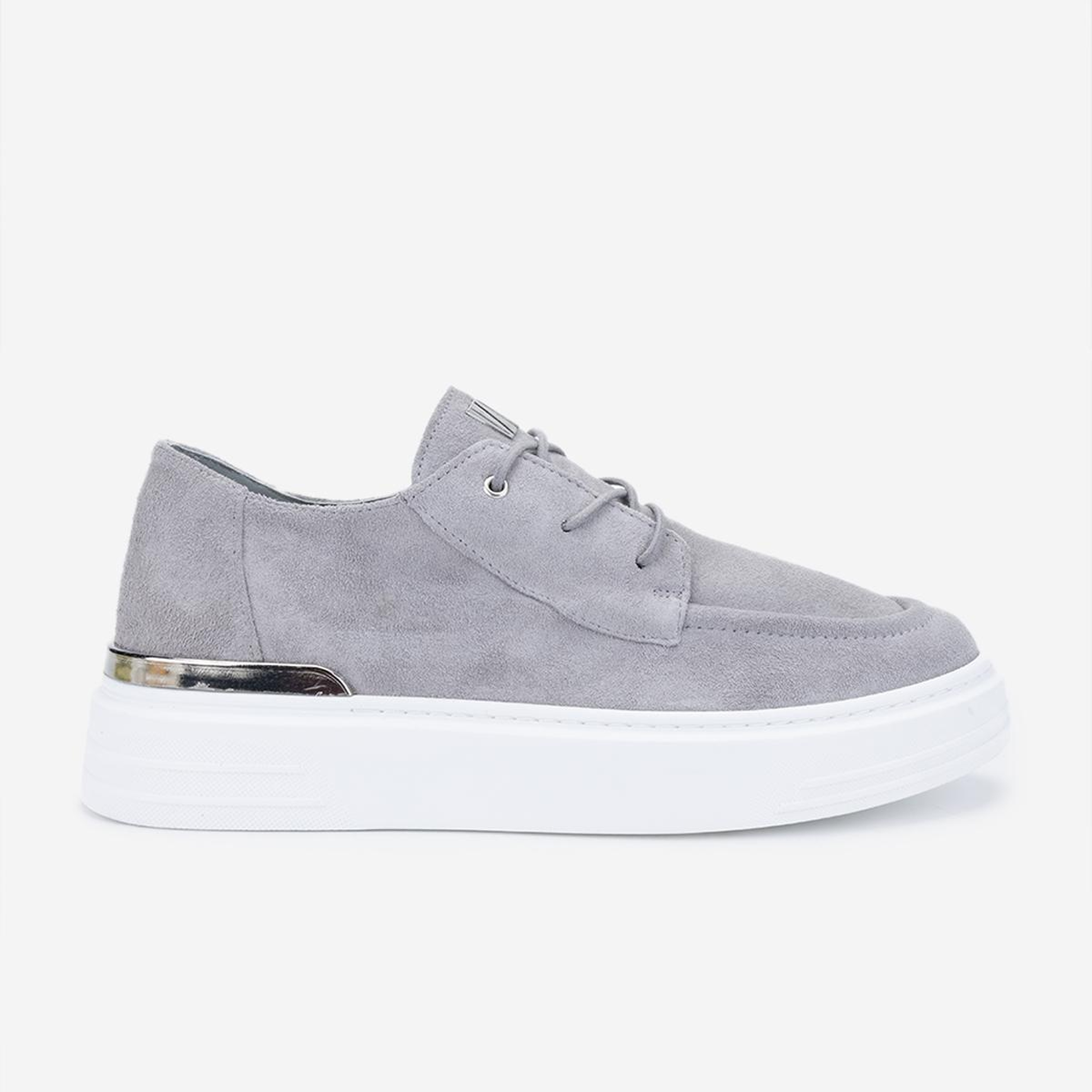 Valmenti Erkek Hakiki Deri Gri Sneakers & Spor Ayakkabı
