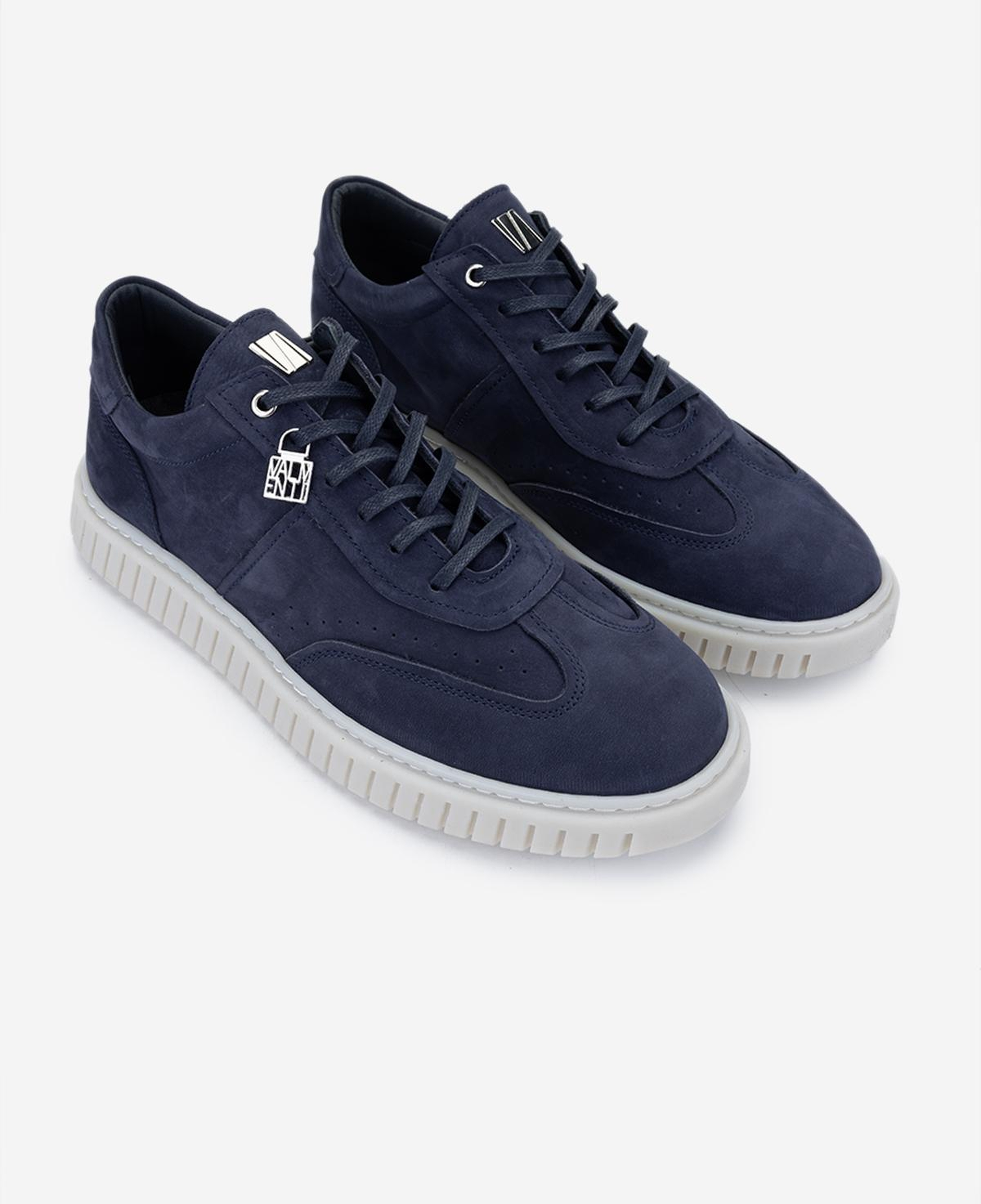 Valmenti Erkek Hakiki Deri Lacivert Nubuk Sneakers & Spor Ayakkabı