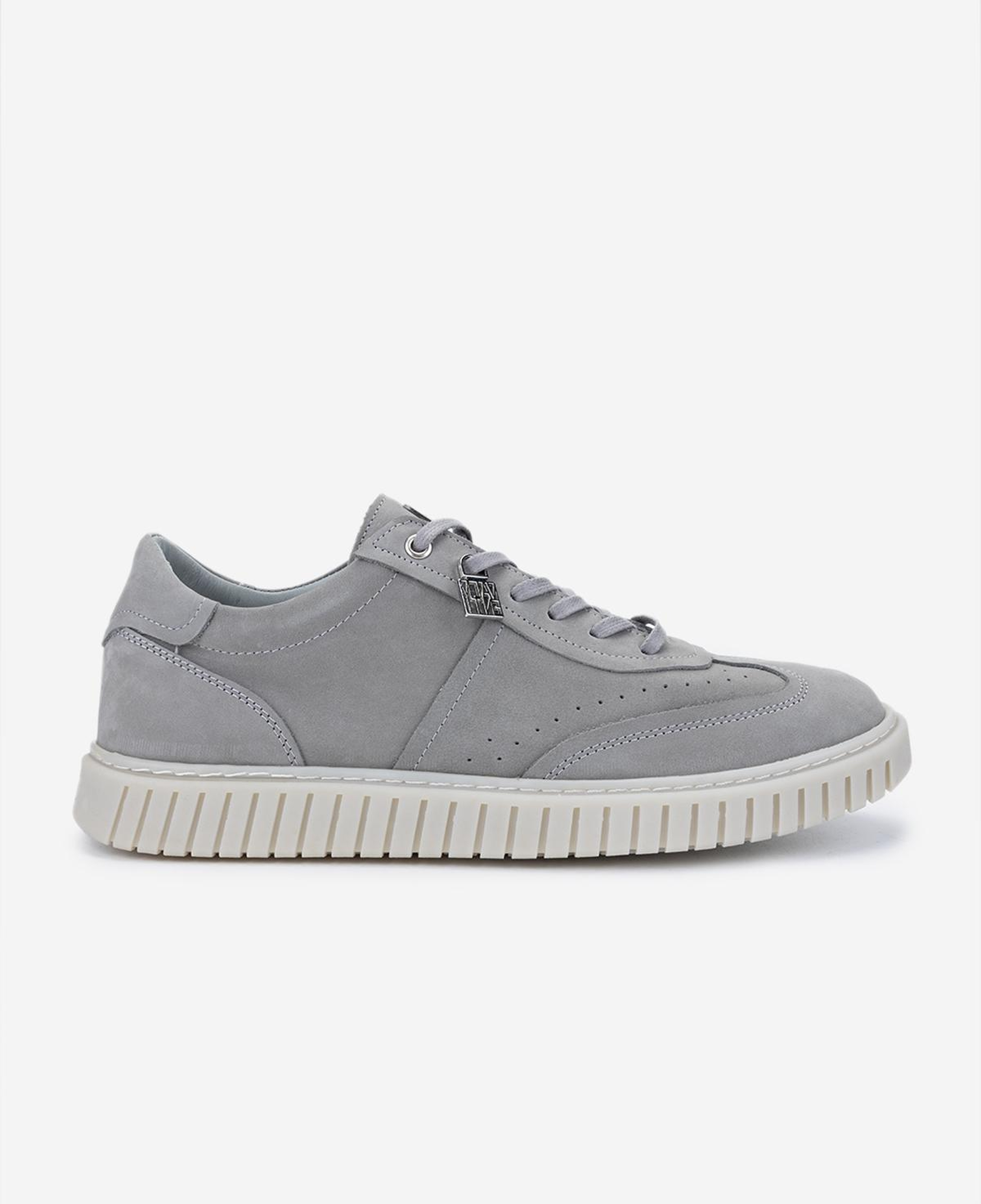 Valmenti Erkek Hakiki Deri Gri Nubuk Sneakers & Spor Ayakkabı